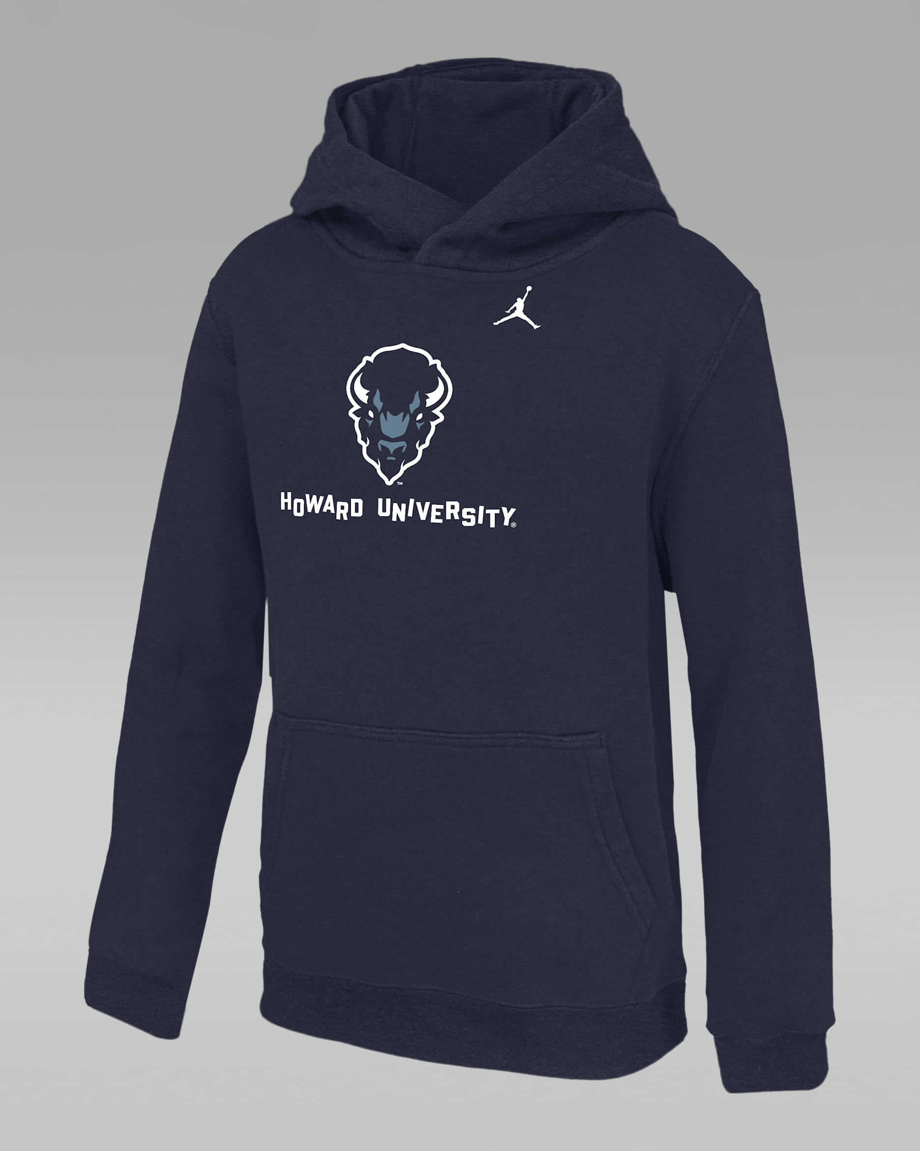 Nike College (Howard University) Big Kids' Club Fleece Hoodie - Navy