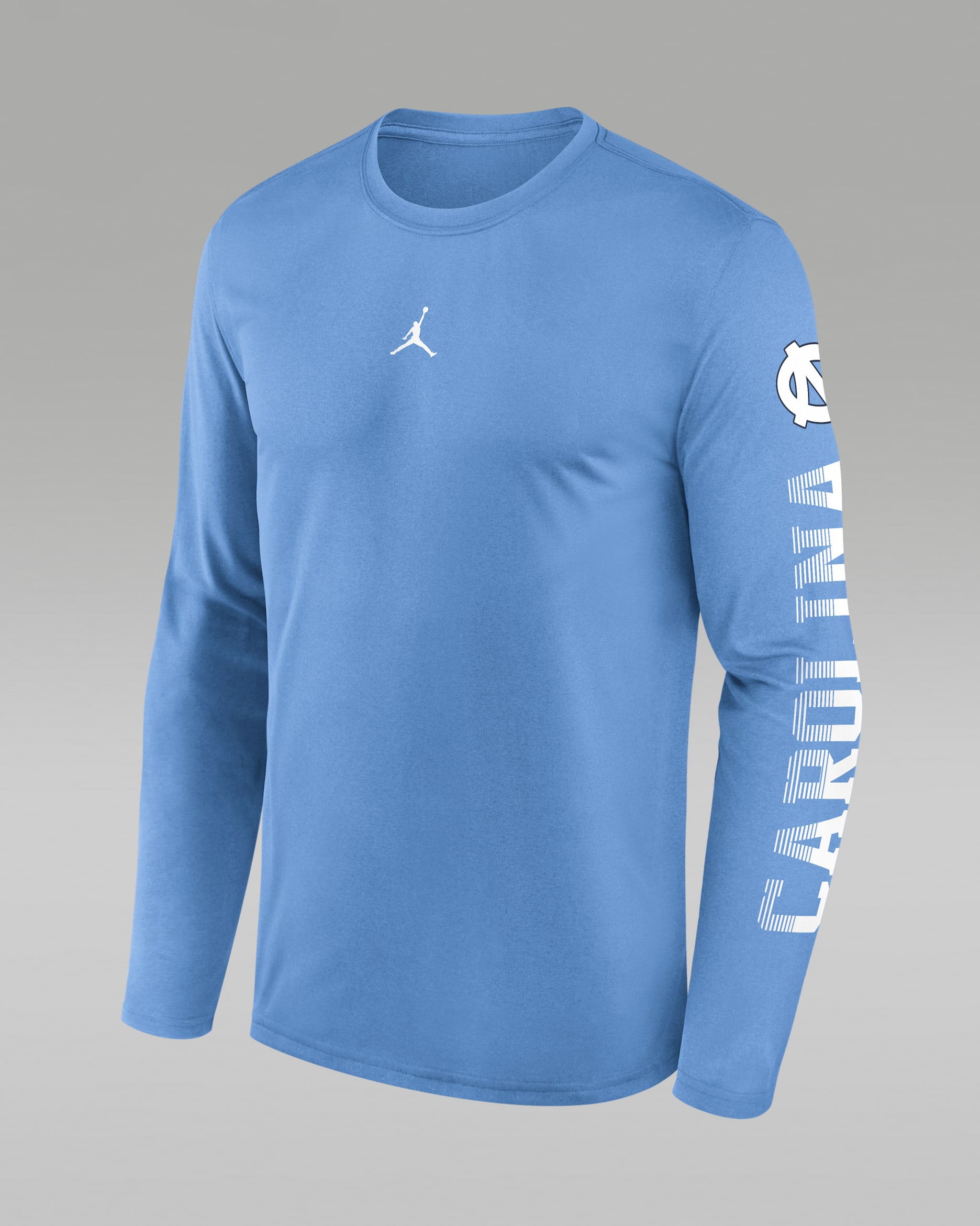 North Carolina Primetime Legend Men's Jordan Brand Dri-FIT College Long-Sleeve T-Shirt - Valor Blue