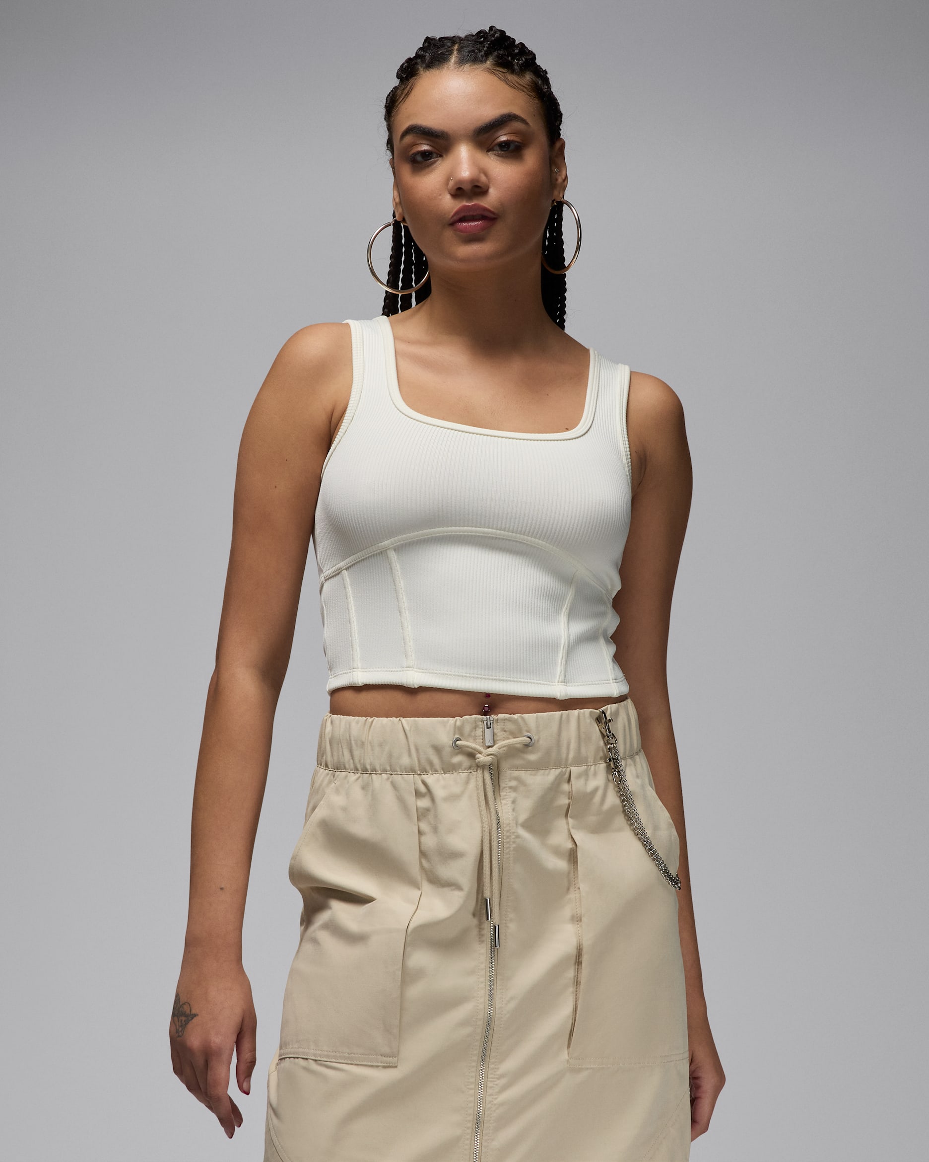 Jordan Women's Cropped Tank Top - Sail