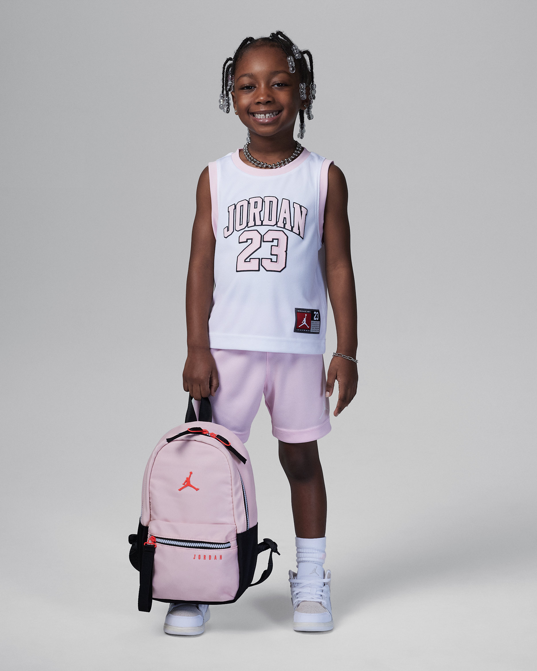 Jordan Toddler 23 Jersey 2-Piece Set - Pink Foam