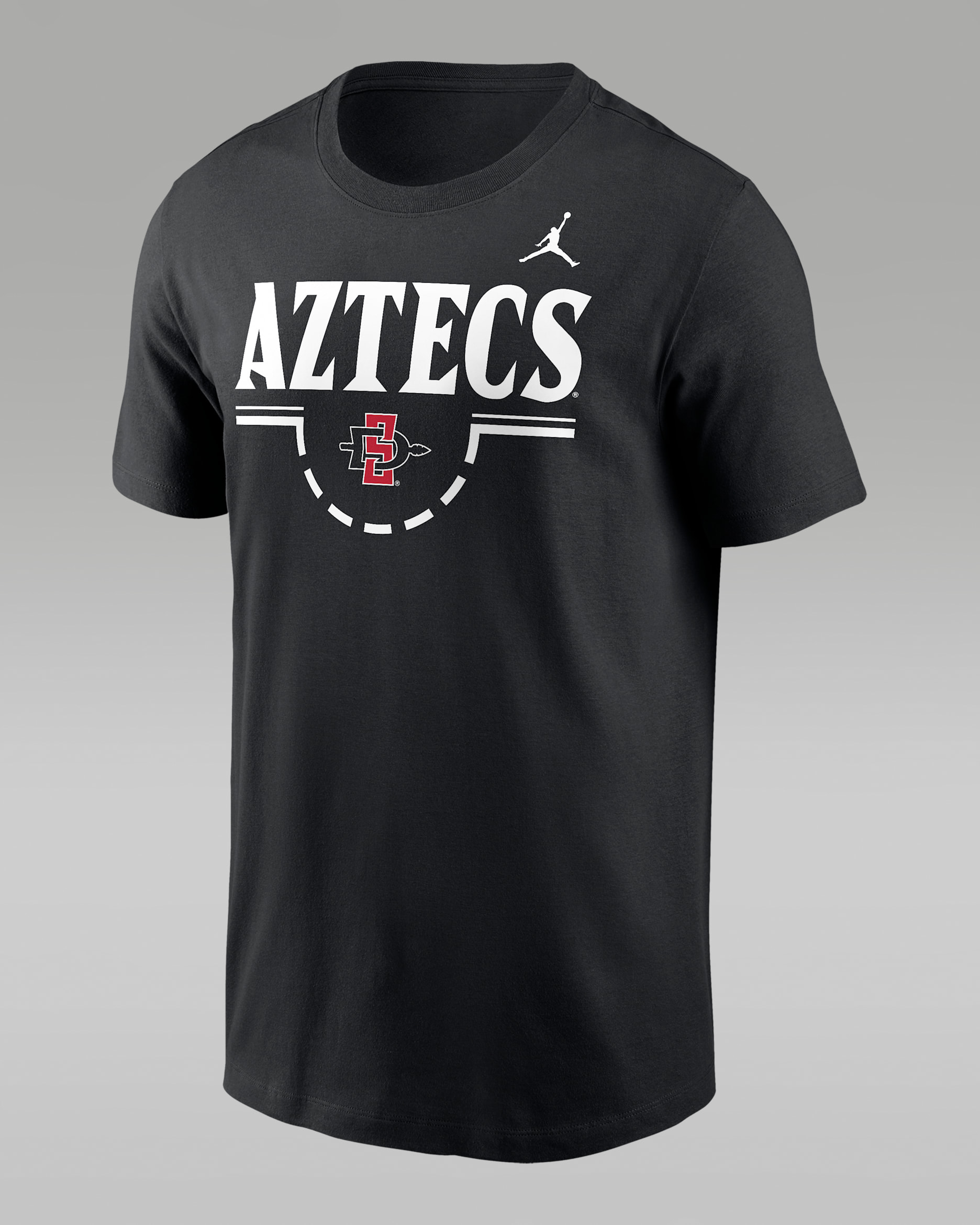 Playera universitaria marca Jordan para hombre Dri-FIT San Diego State Basketball Legend - Negro