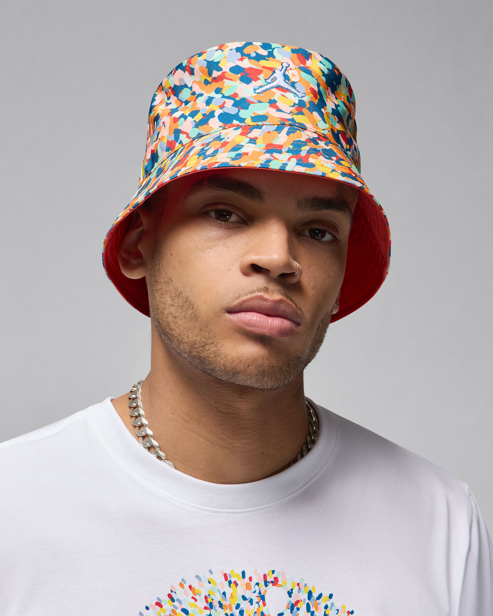 Jordan Apex Reversible Bucket Hat - Lobster/Lobster