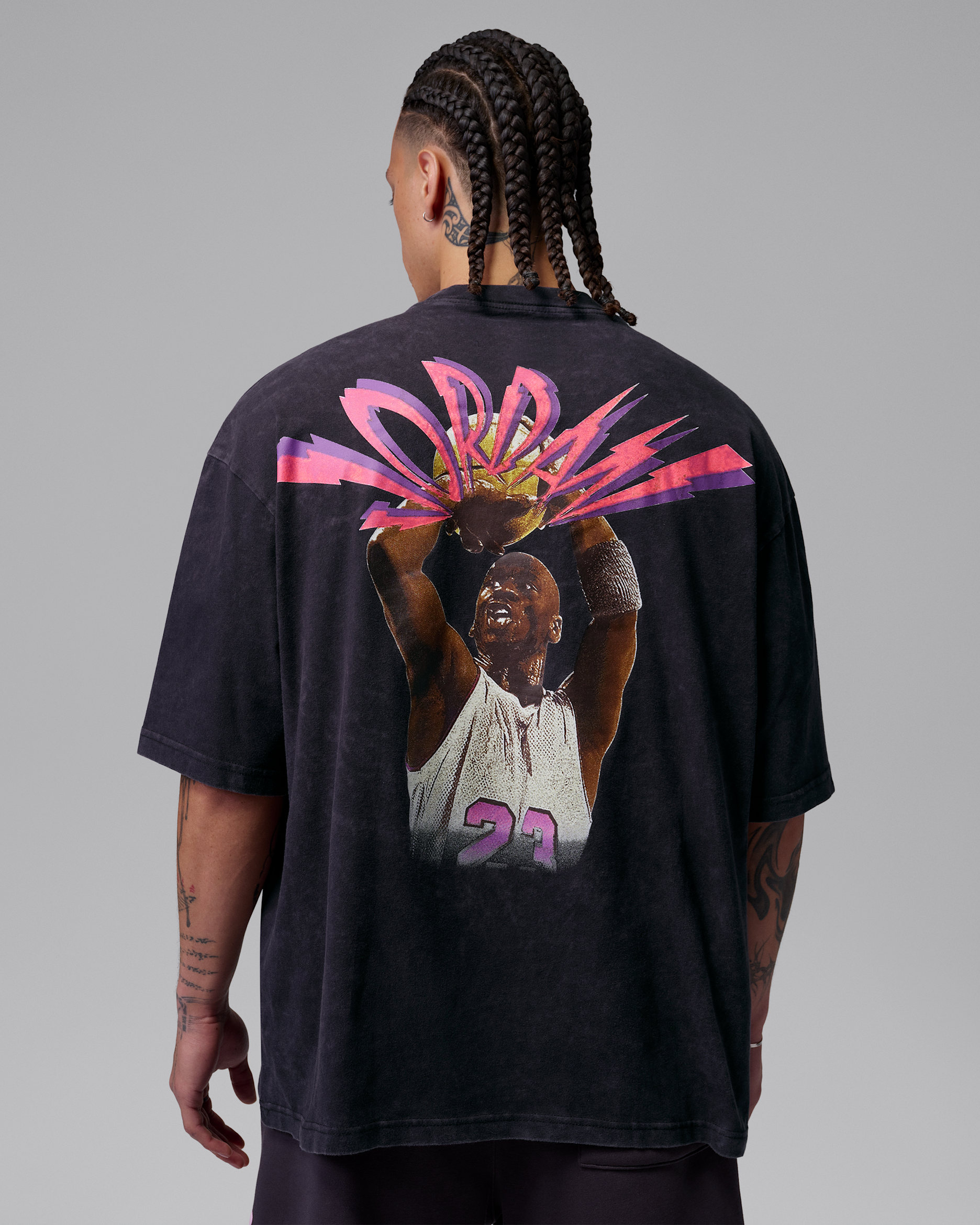 Jordan Flight Men's T-Shirt - Black/White