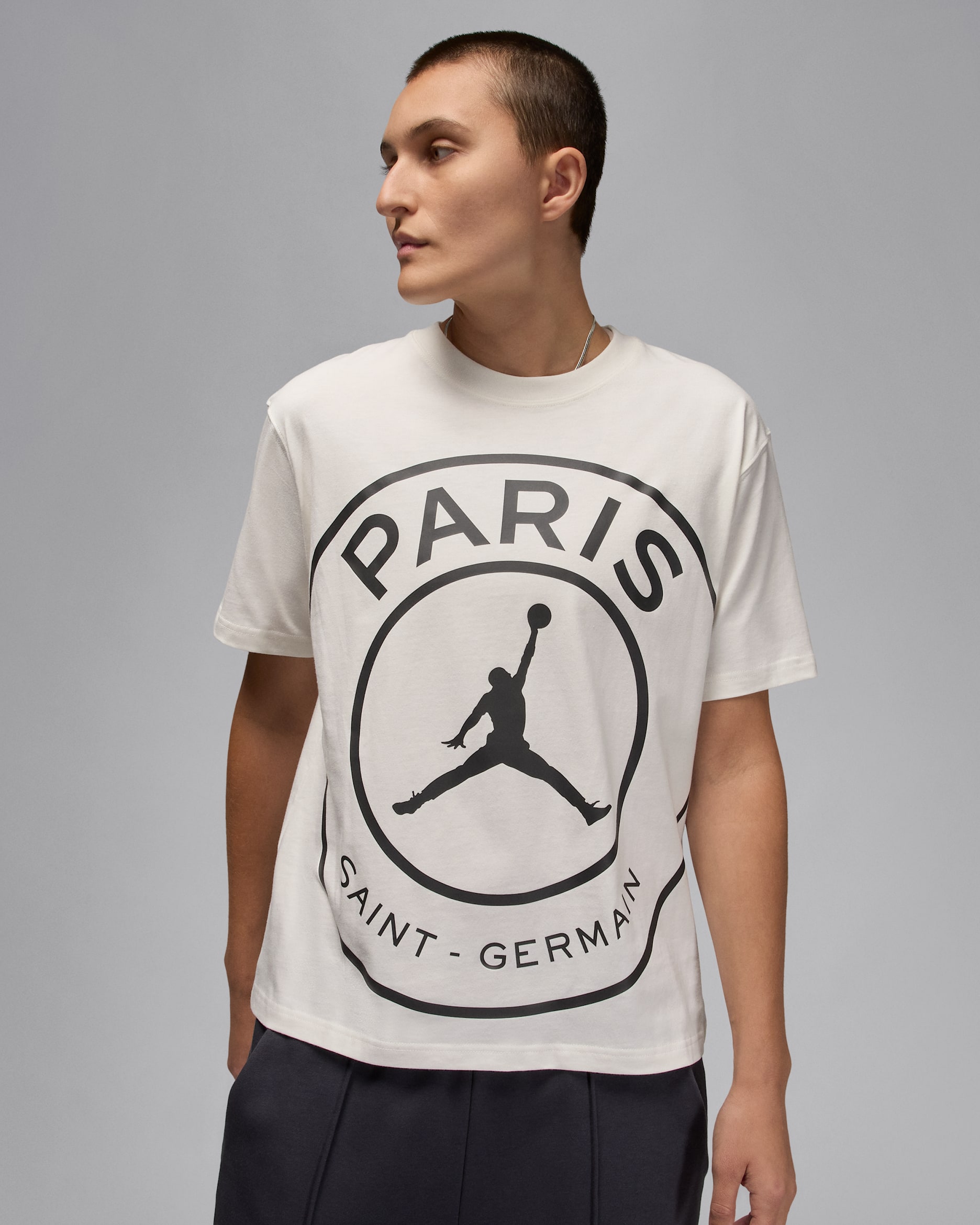 Paris Saint-Germain Women's T-Shirt - Sail/Anthracite