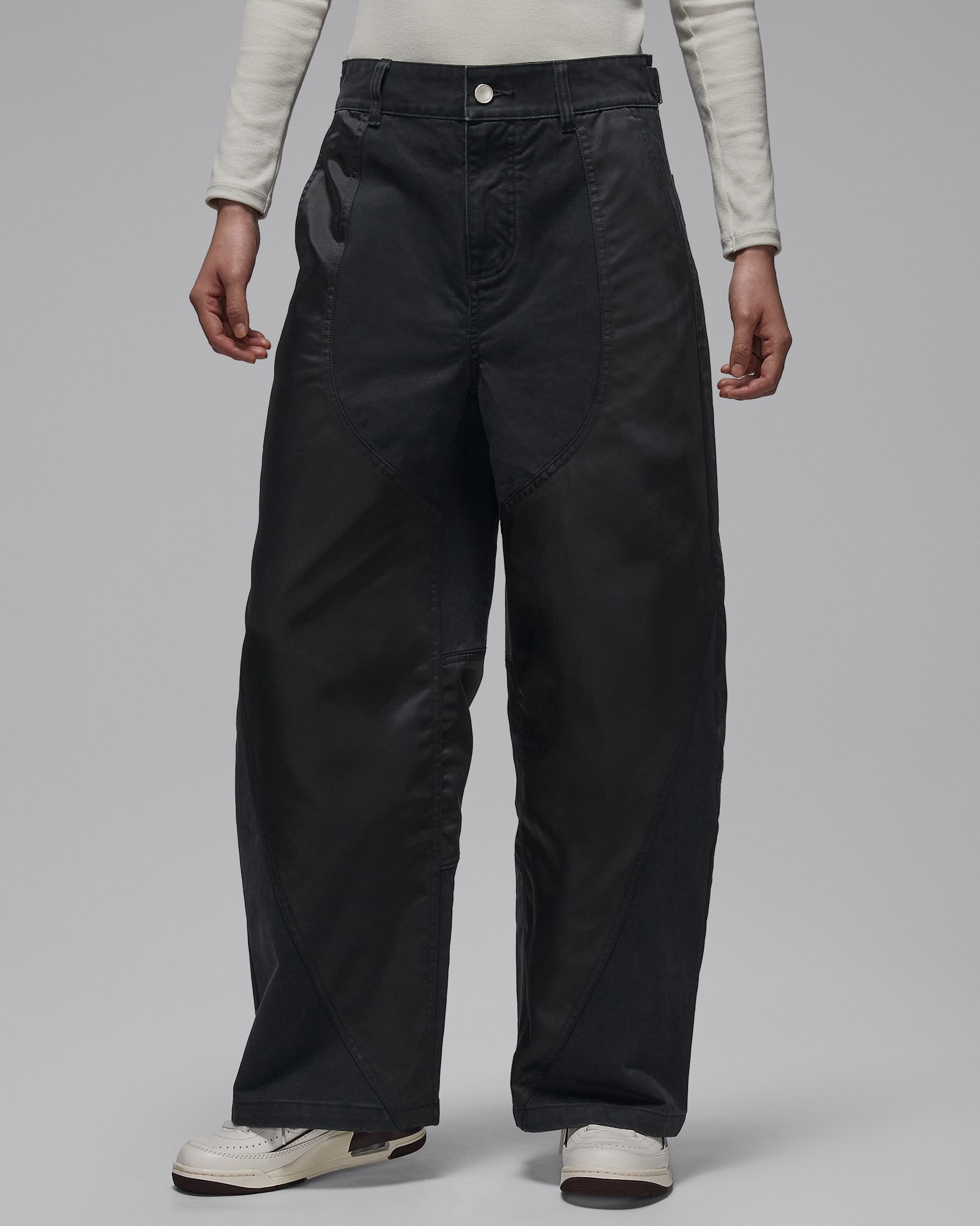 조던 플라이트 여성 '91 배기 팬츠 - 블랙/블랙/블랙