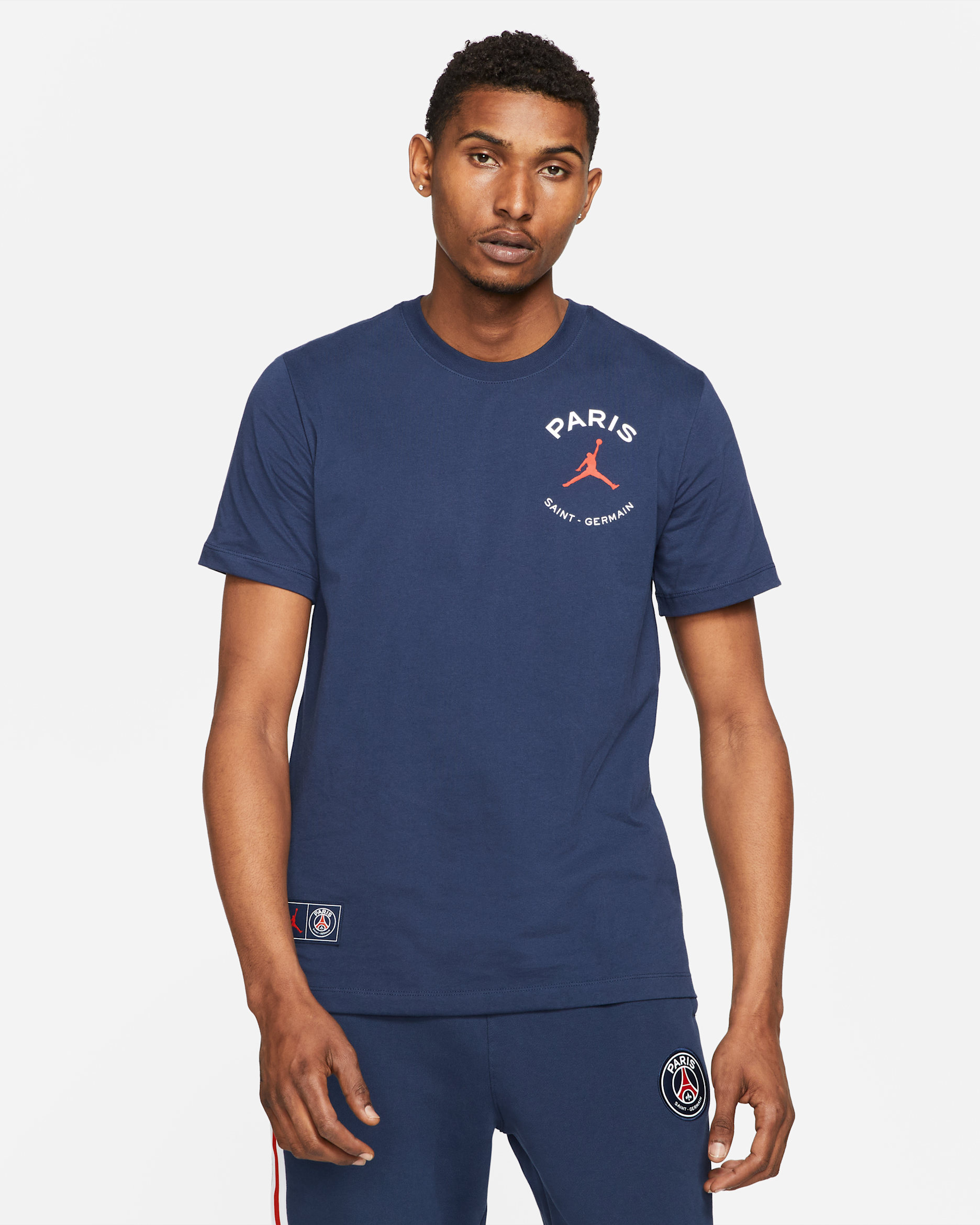 Paris Saint-Germain Men's Logo T-Shirt - Midnight Navy