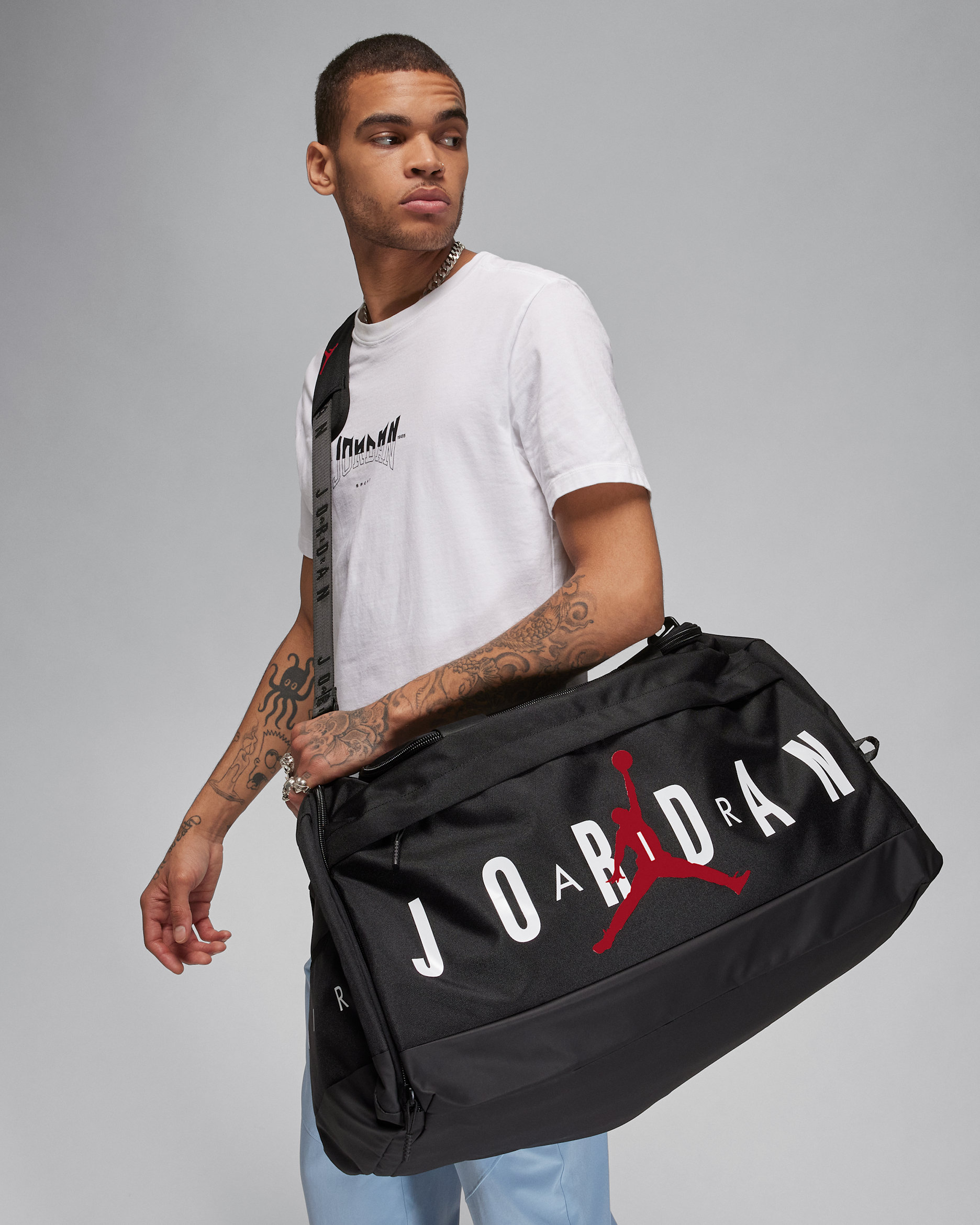 Jordan Duffel Bag (81L) - Black