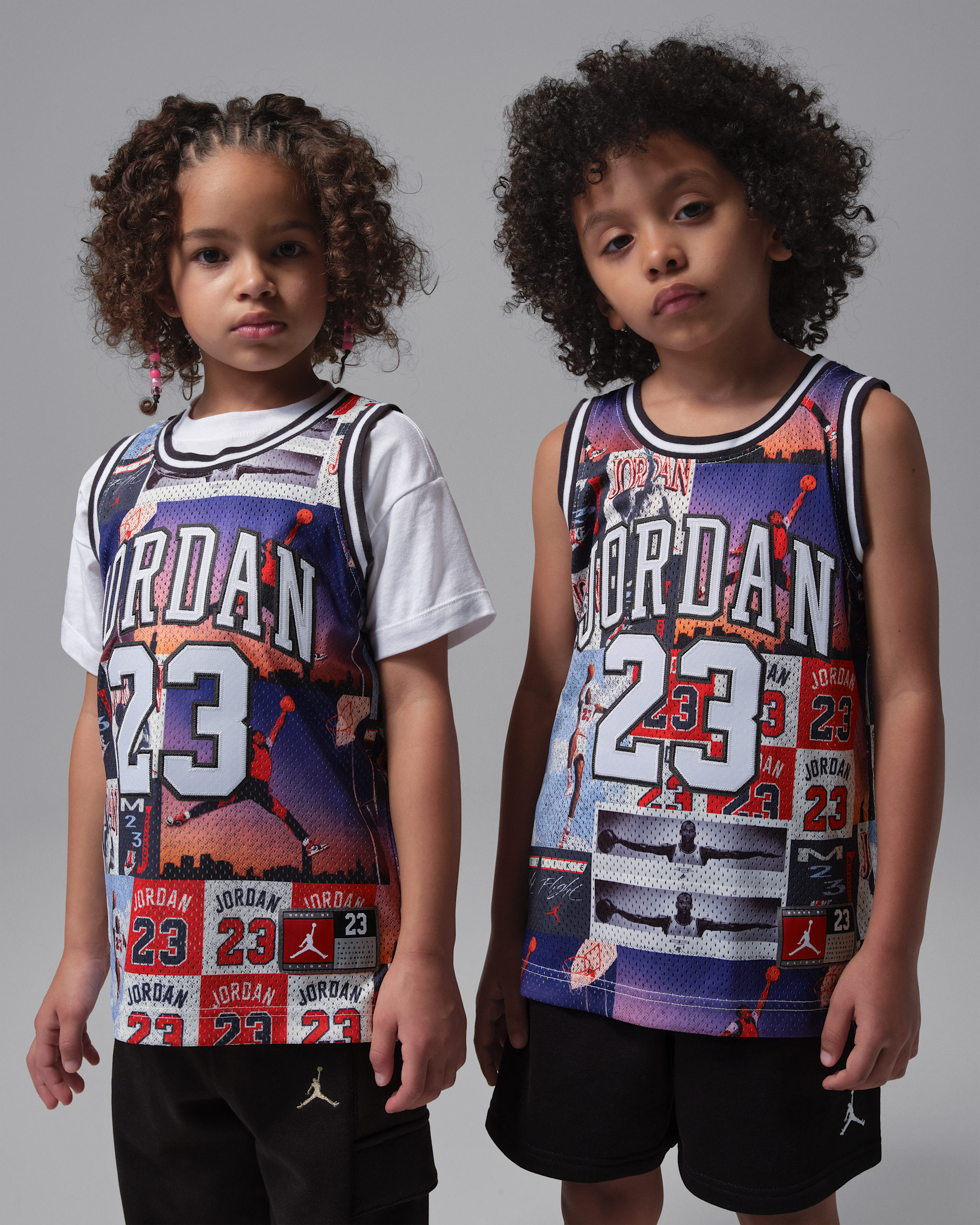 Jersey estampado para niños talla pequeña Jordan 23 - Sombrío apagado