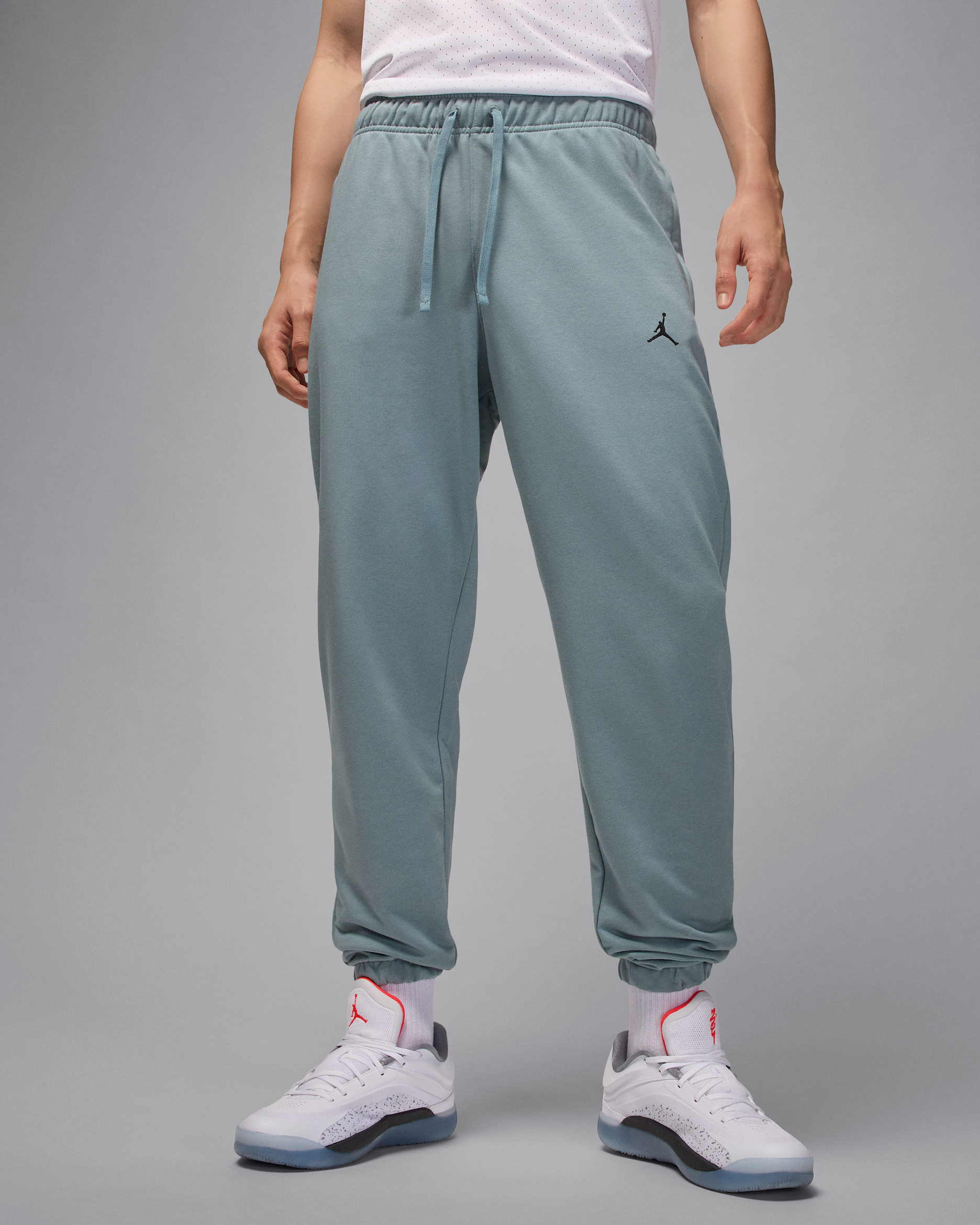 Pants de tejido Fleece Dri-FIT para hombre Jordan Sport Crossover - Gris aviador/Negro