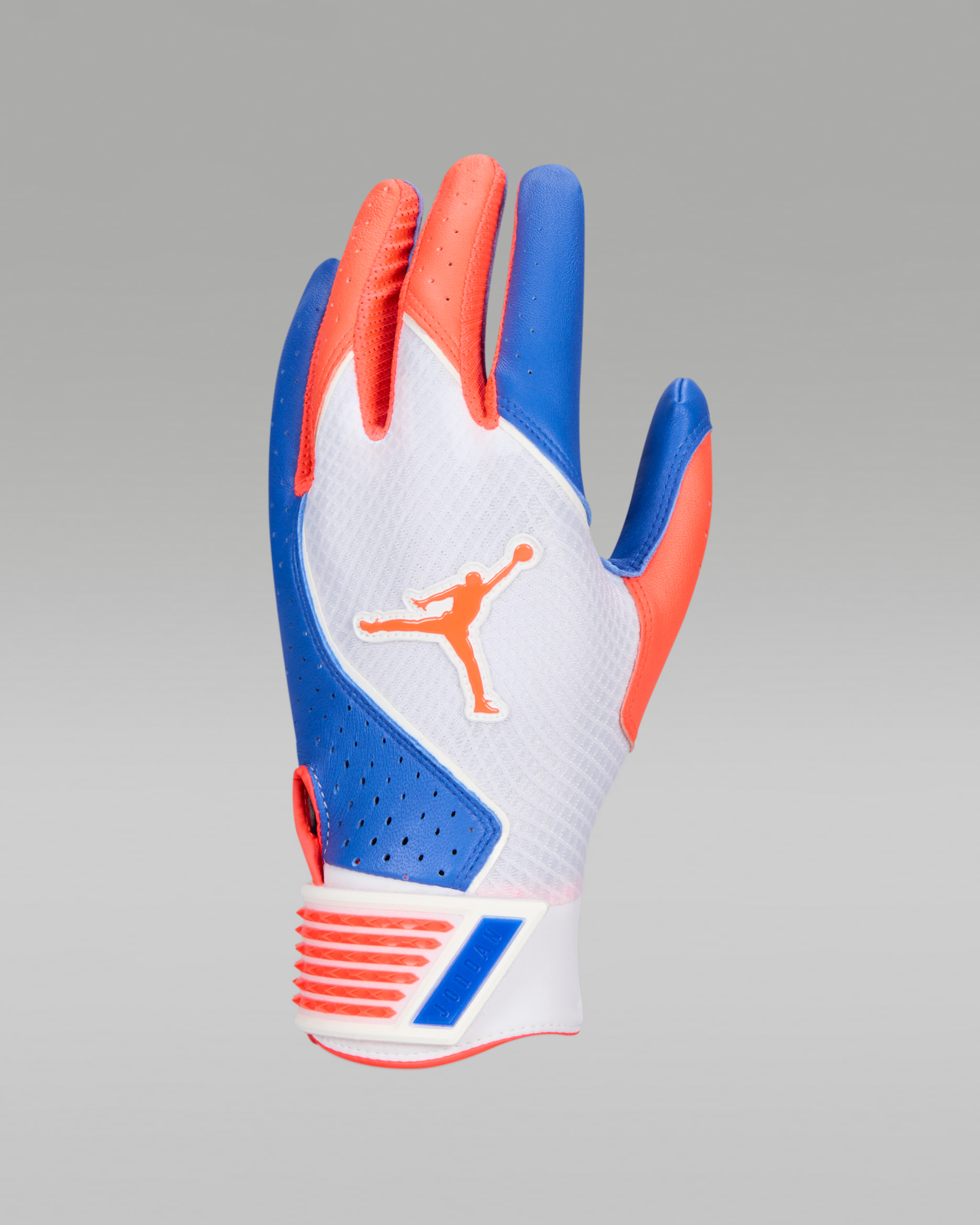 Jordan Fly Elite Batting Gloves (1 Pair) - White/Hyper Royal/Infrared 23/Infrared 23