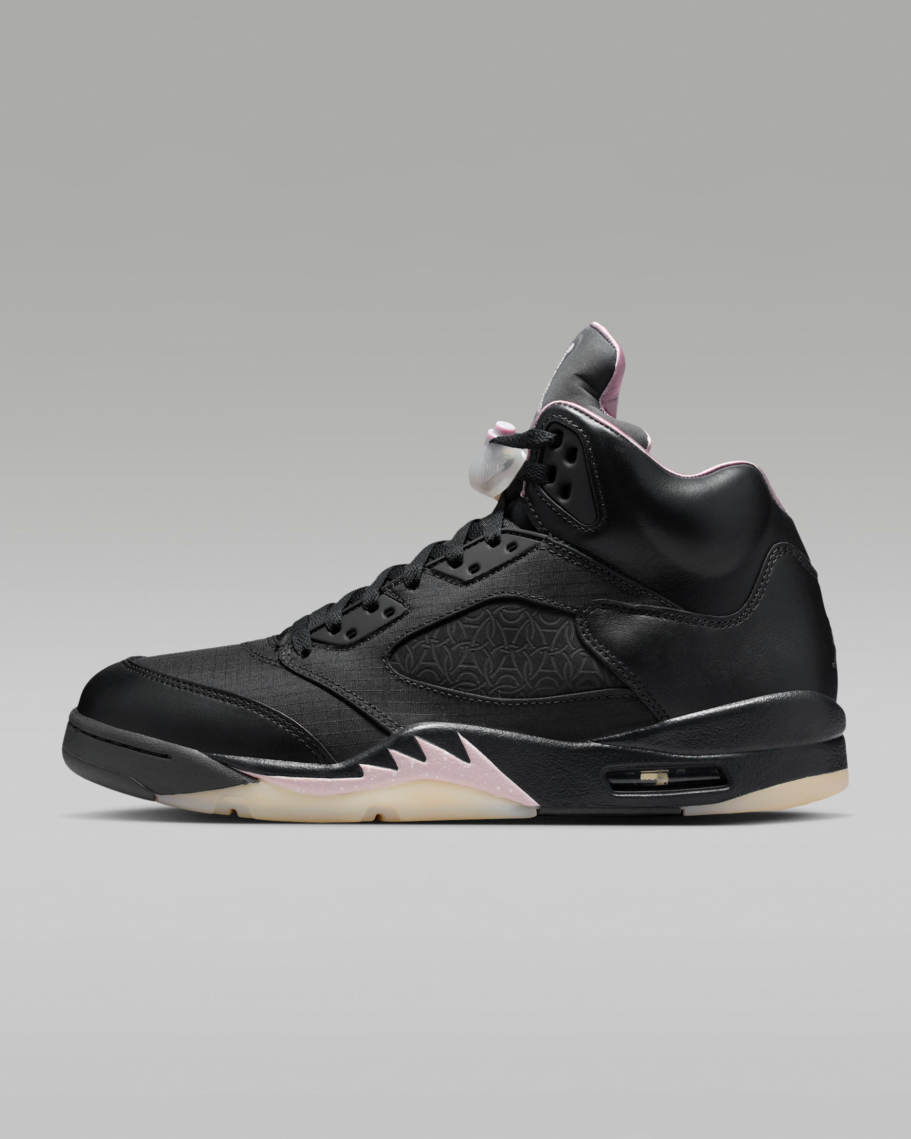 Air Jordan 5 Retro x Paris Saint-Germain Men's Shoes - Off Noir/Anthracite/Pearl Pink/Particle Rose