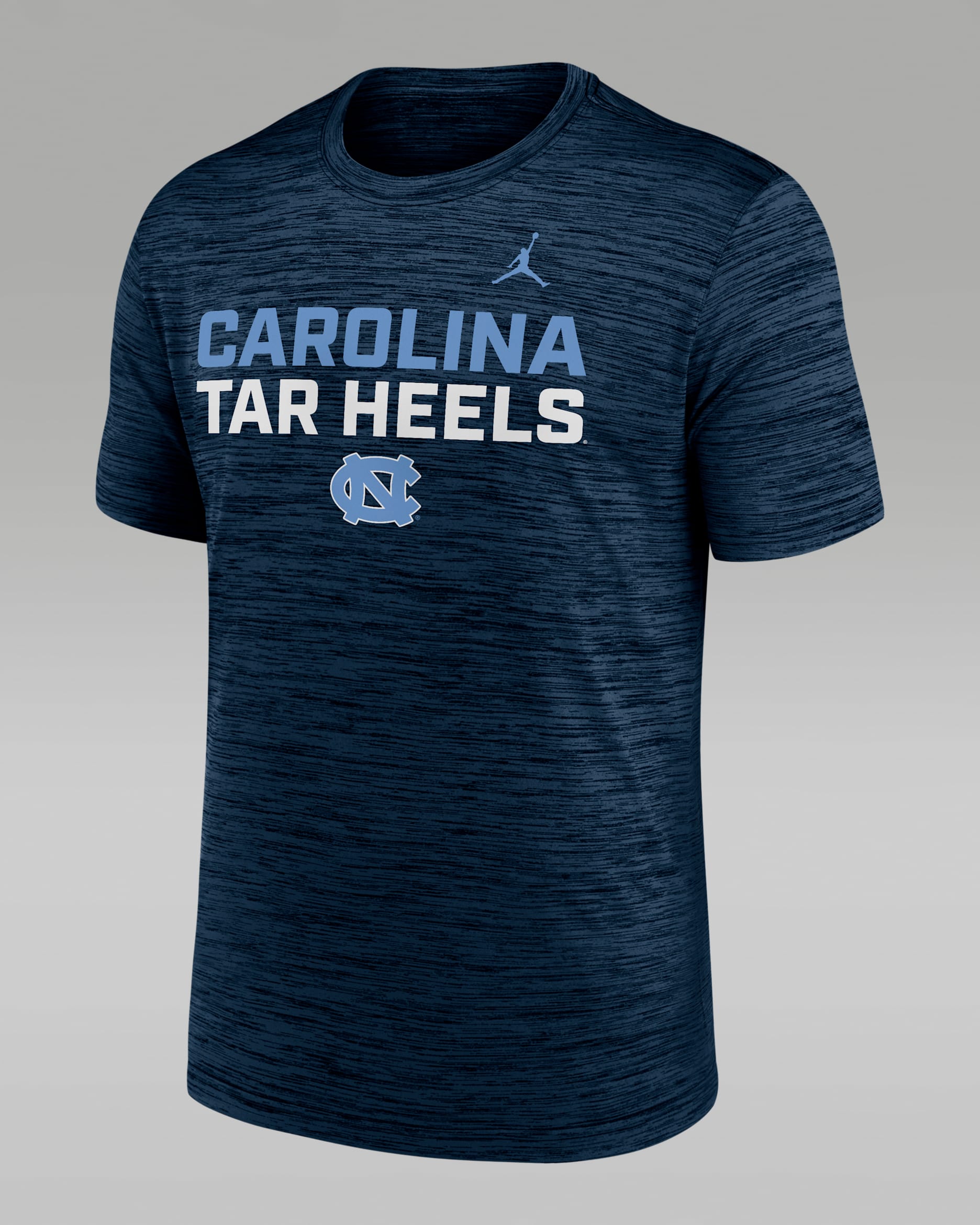 North Carolina Campus Center Stack Velocity Men's Jordan Brand Dri-FIT College T-Shirt - Navy
