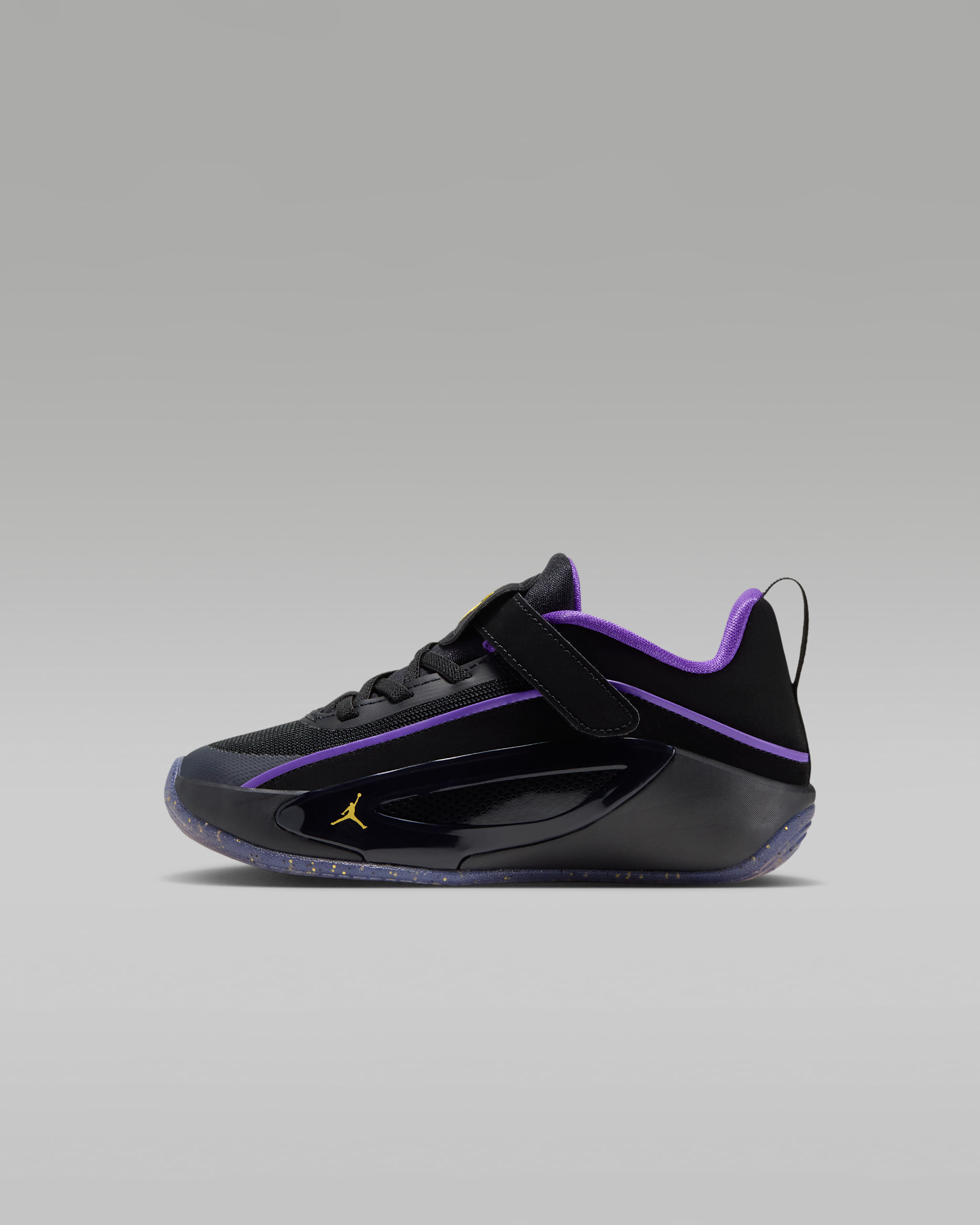 Luka 5 Younger Kids' Shoes - Black/Purple Venom/Varsity Maize