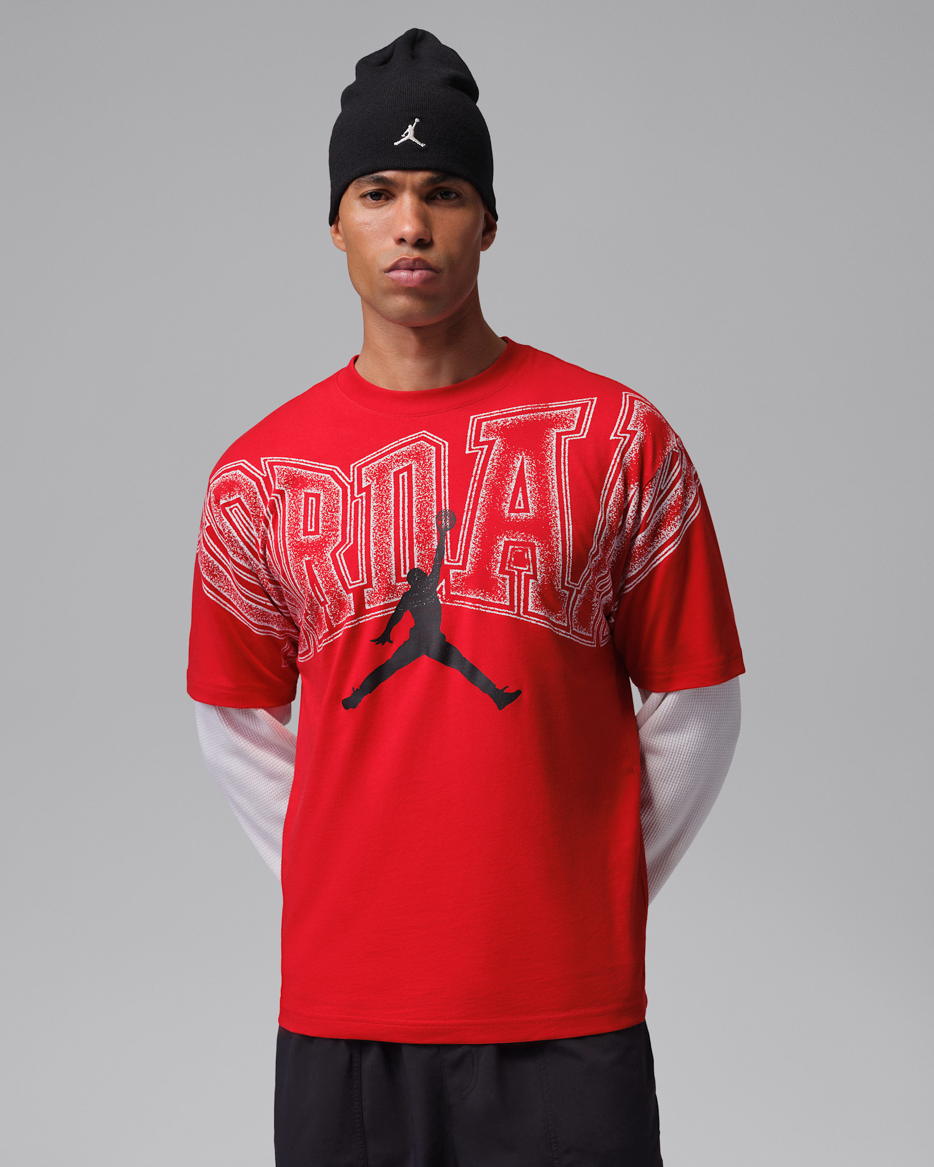 Jordan Men's Graphic T-Shirt - University Red/Black