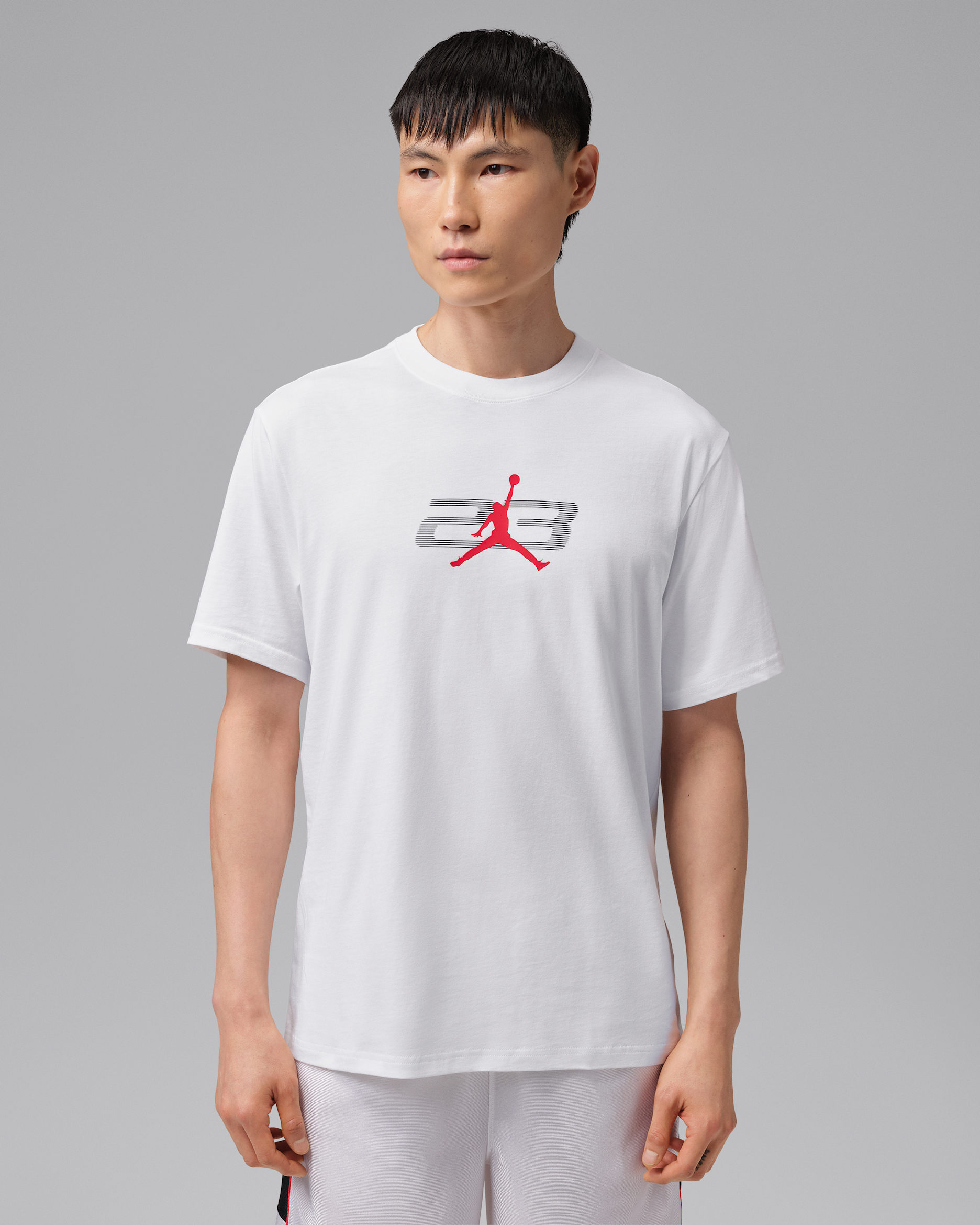 Playera Dri-FIT con gráfico para hombre Jordan Sport - Blanco/Rojo universitario
