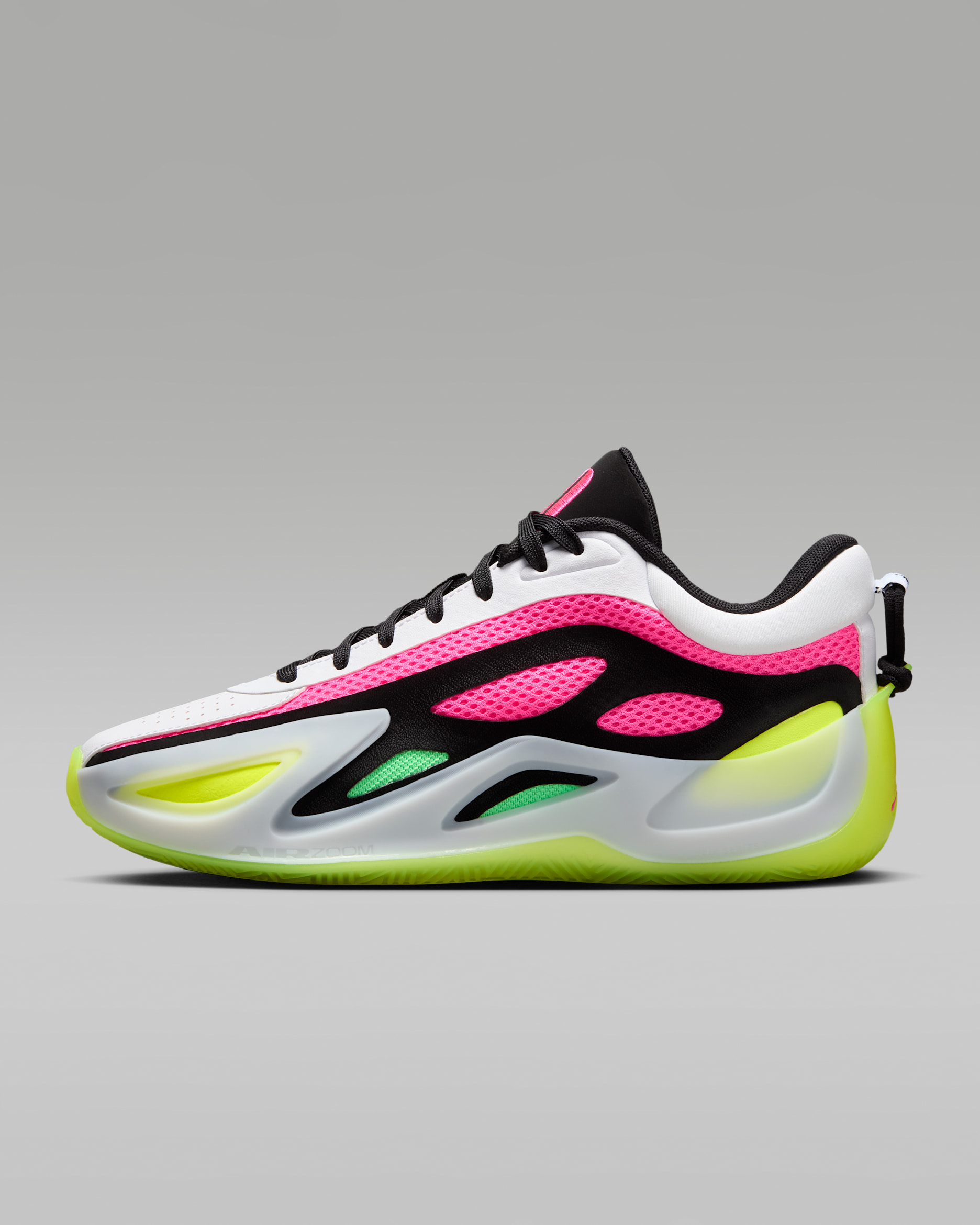 ジョーダン エアー シリーズ 2 PF ウィメンズ バスケットボールシューズ - ホワイト/ブラック/ライトルシッドグリーン/ピンクブラスト