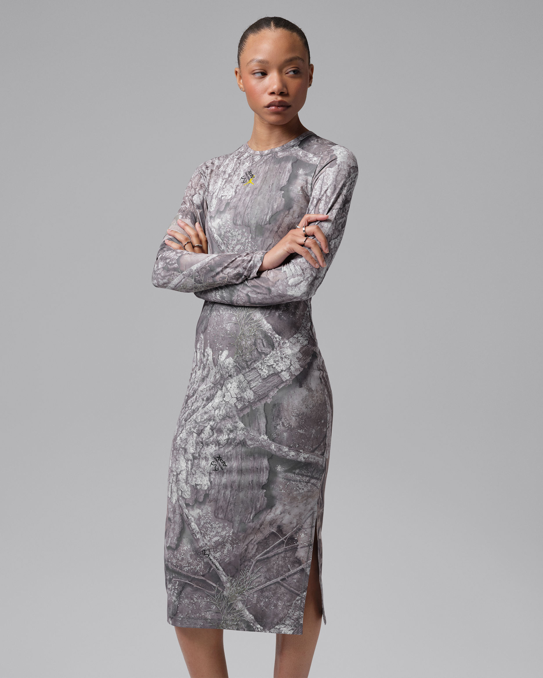 Robe mi-longue Realtree Jordan Brooklyn pour femme - Blanc
