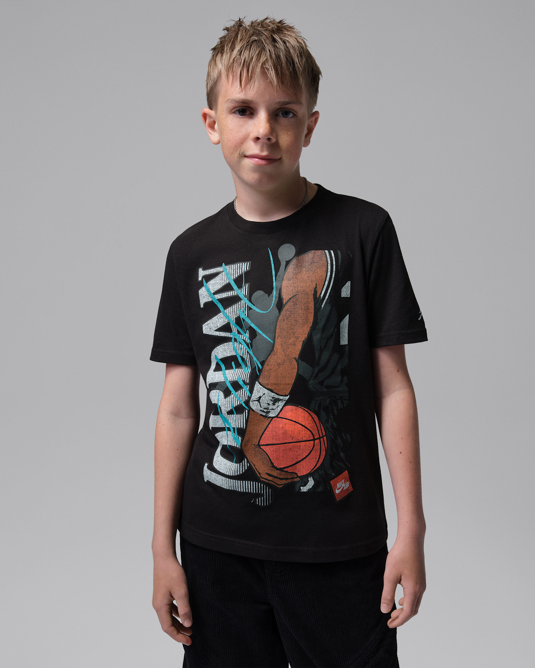 Jordan Big Kids' Jumpman Hip Rest T-Shirt - Black
