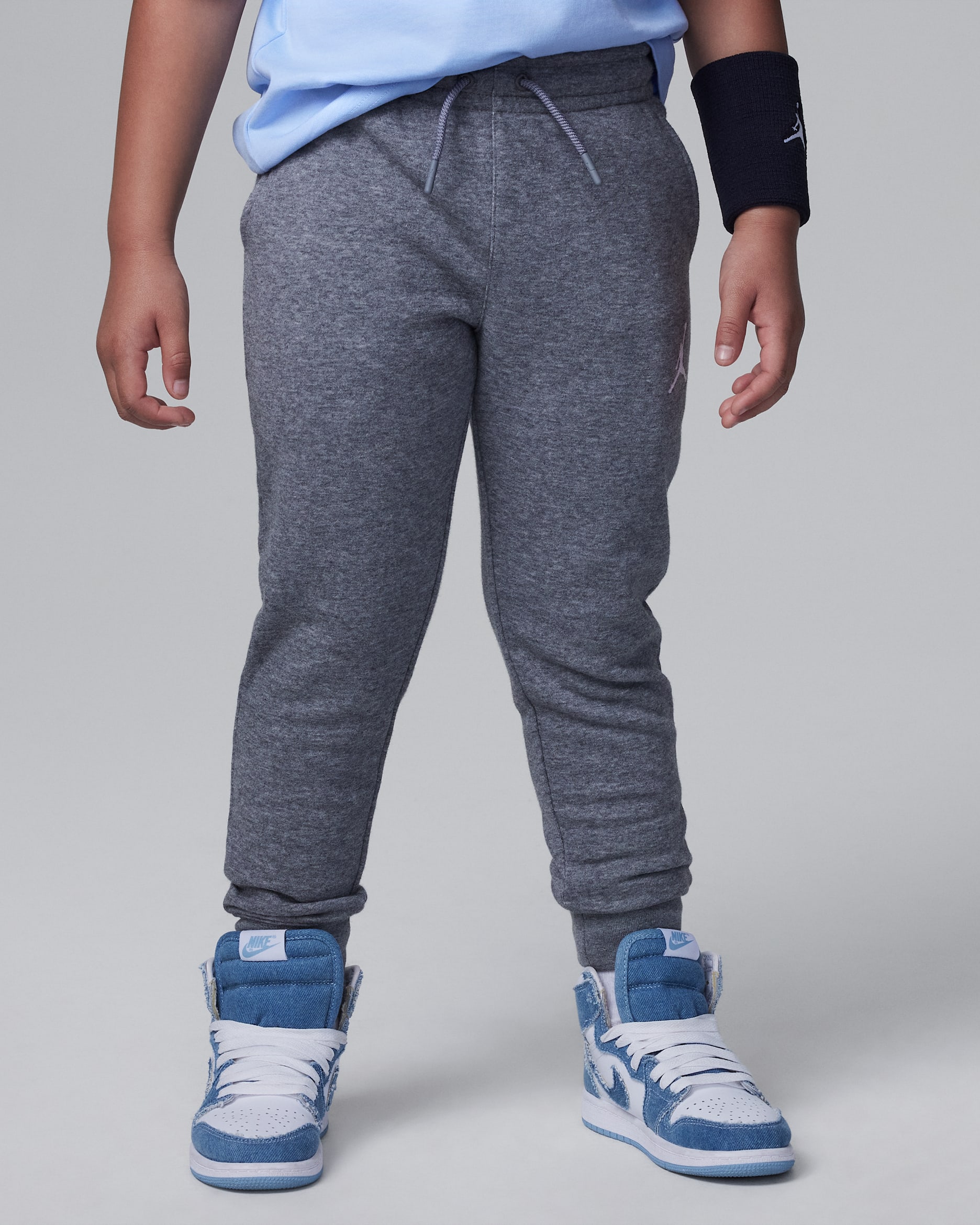 Jordan MJ Essentials French Terry Pants Little Kids Pants - Carbon Heather