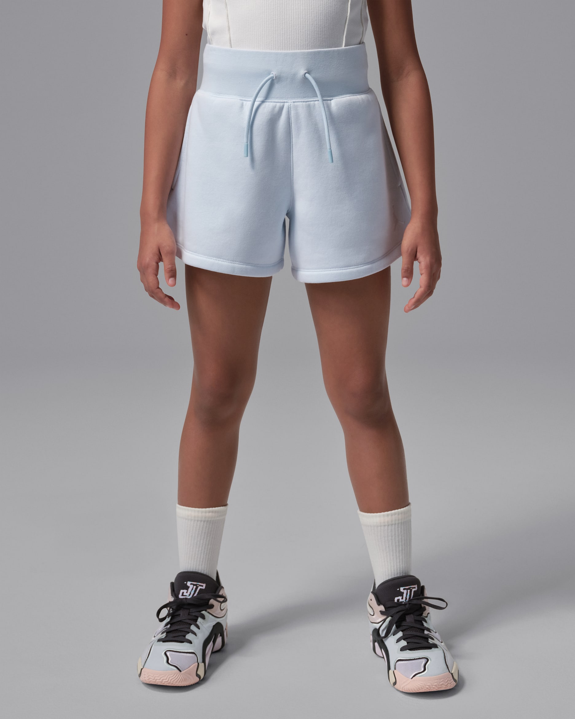 Shorts para niños talla grande Jordan Brooklyn Fleece - Azul