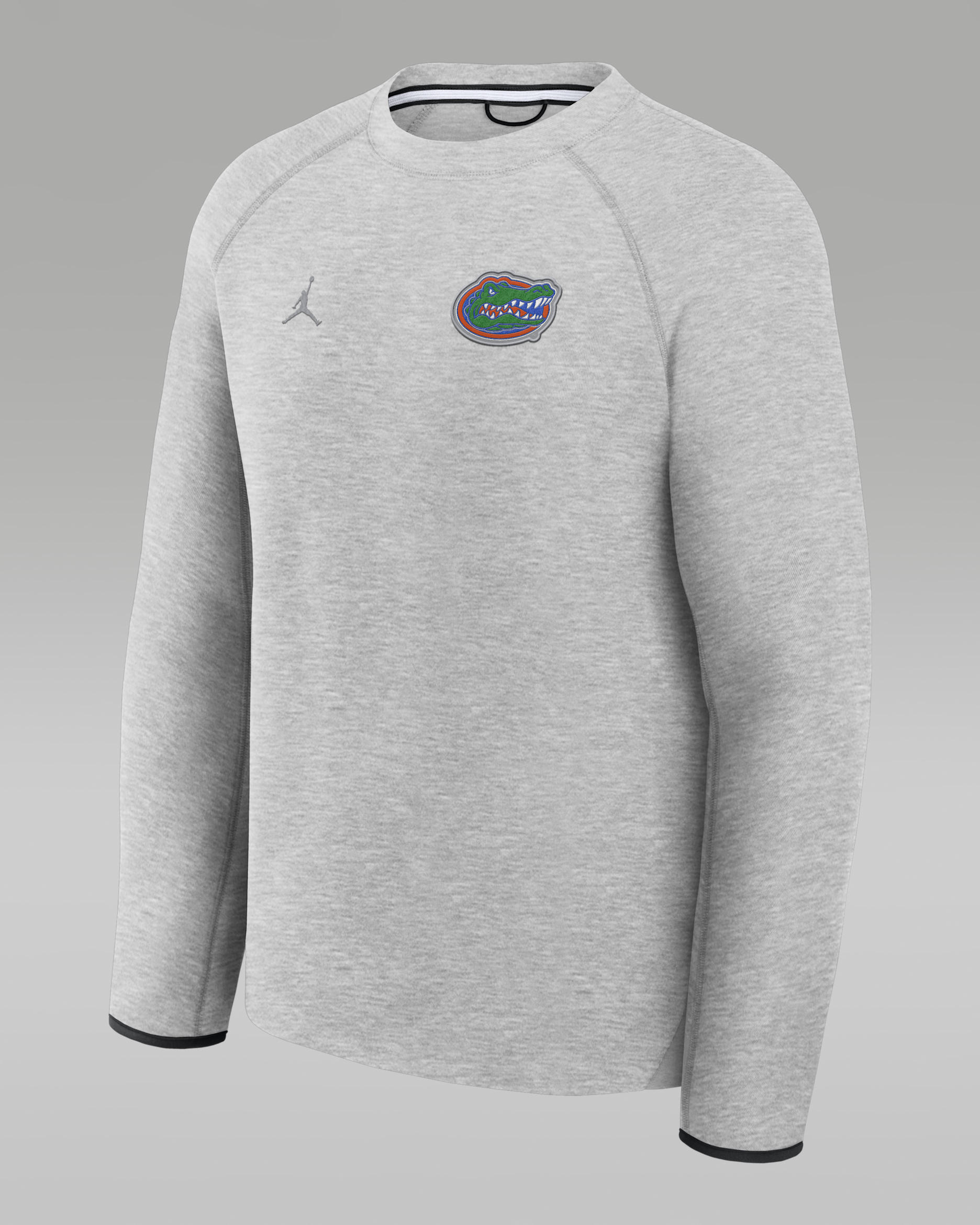 Florida Gators Tech Fleece Men's Jordan Brand College Pullover Crew - Grey