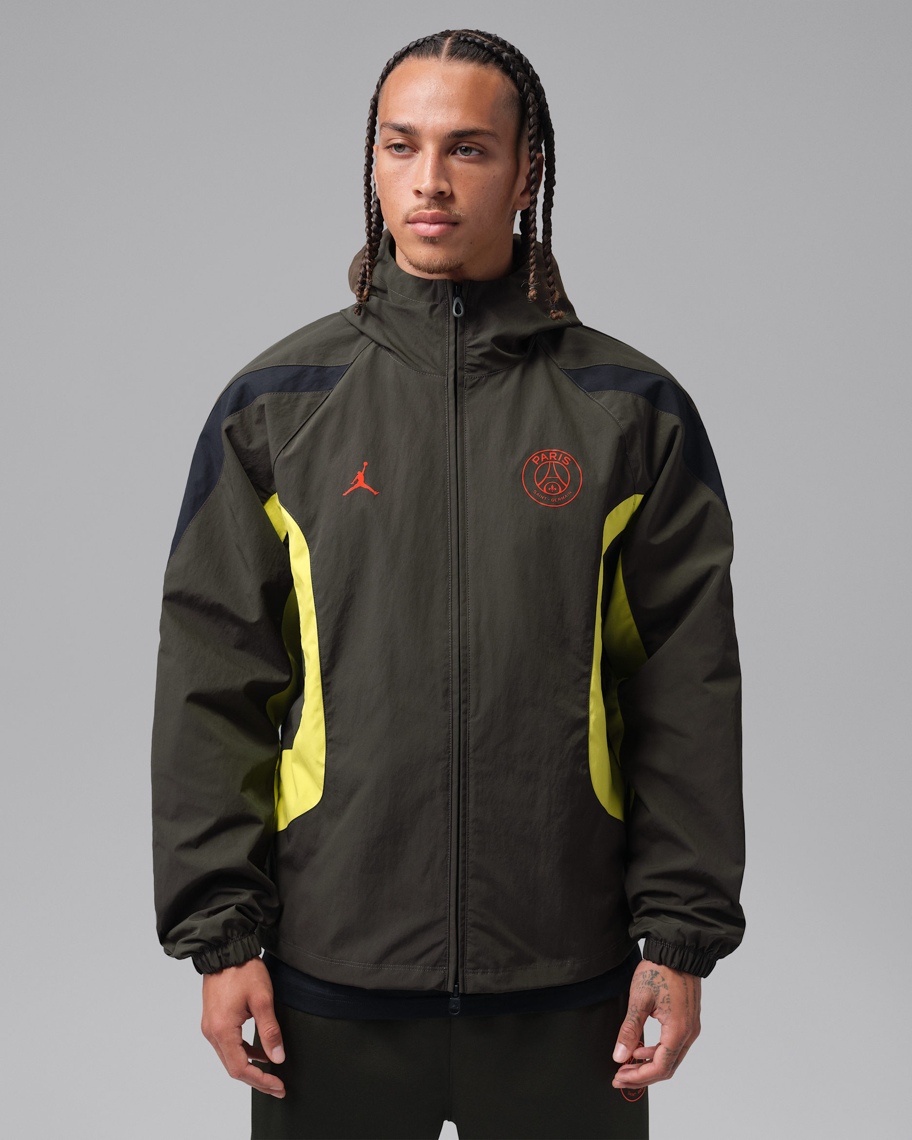 Paris Saint-Germain Men's Anthem Jacket - Sequoia
