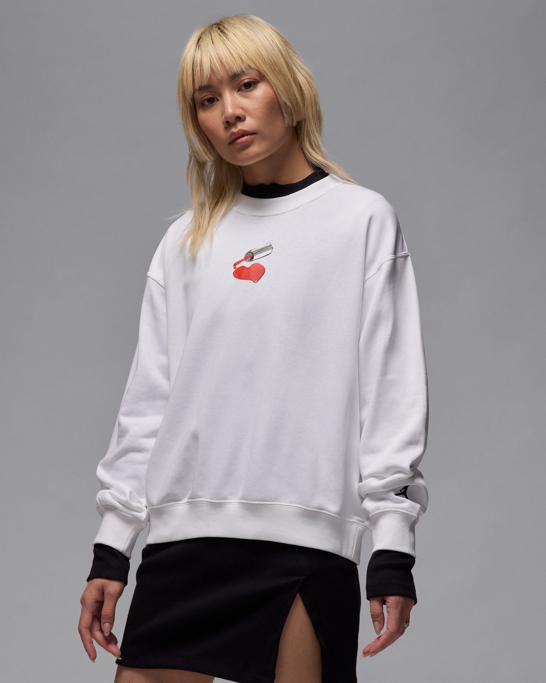Jordan Brooklyn Fleece Women's Crew-Neck Sweatshirt - White