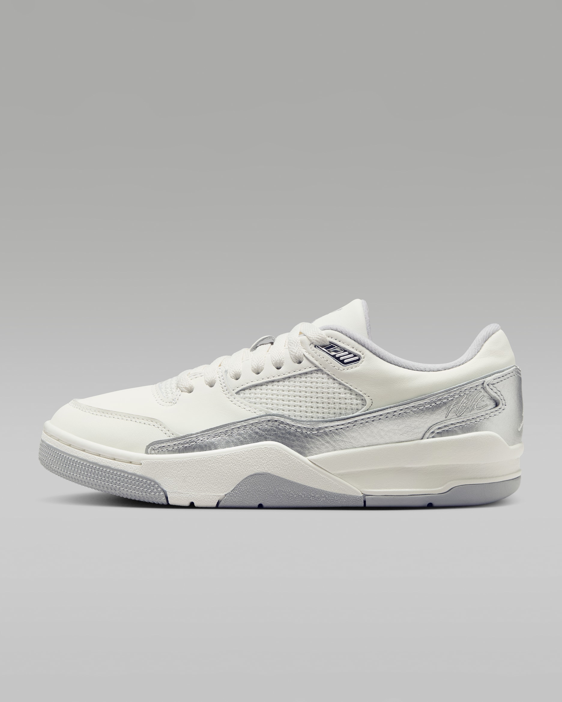 Chaussure Jordan Flight Court SE pour femme - Sail/Wolf Grey/Metallic Silver