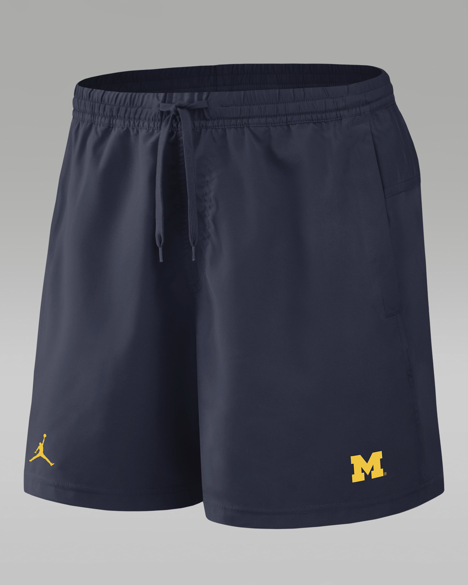 Michigan Primetime Primary Logo Men's Jordan Brand Dri-FIT College Form Shorts - Navy