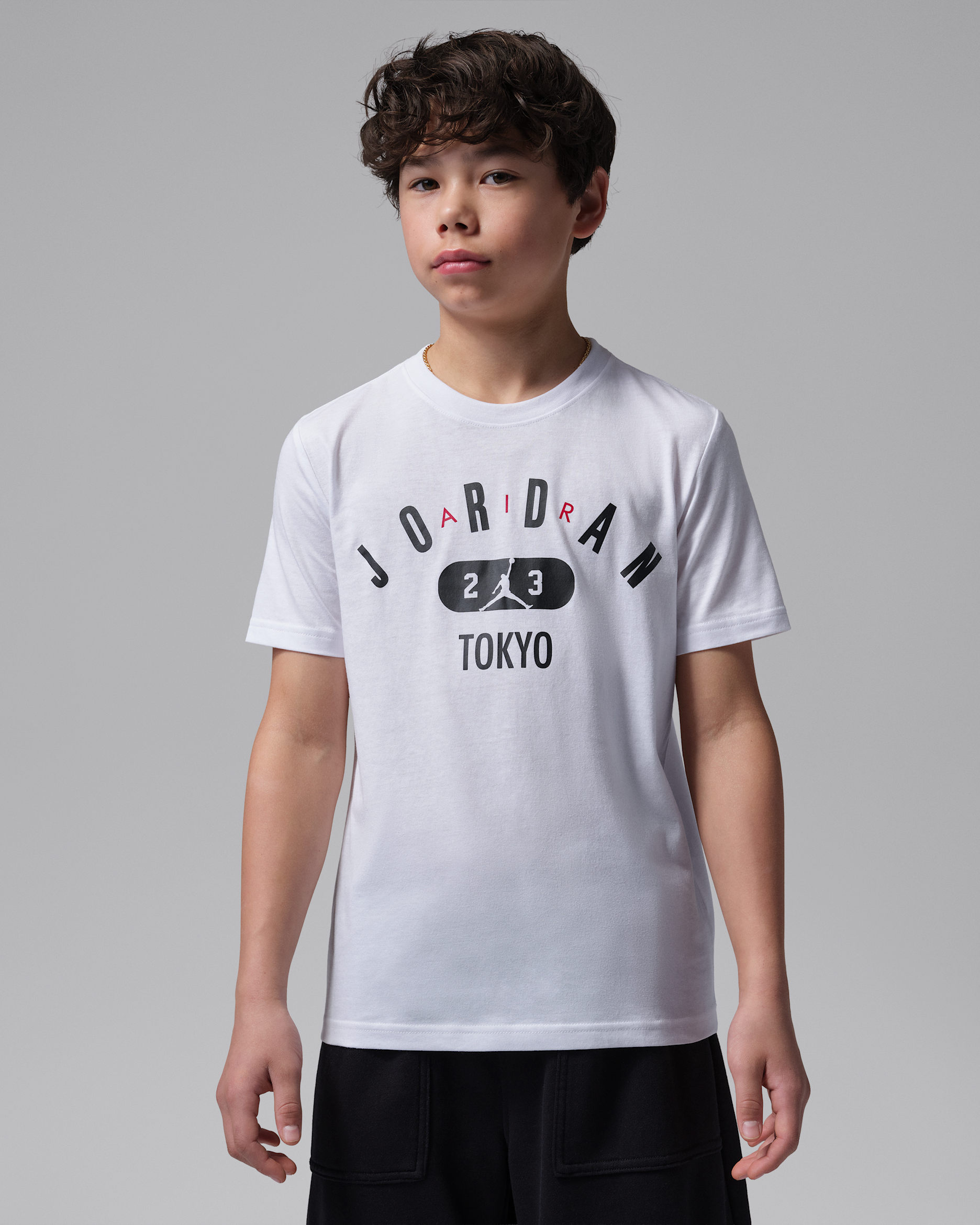 ジョーダン ジュニア アーチド ワードマーク 東京 Tシャツ - ホワイト