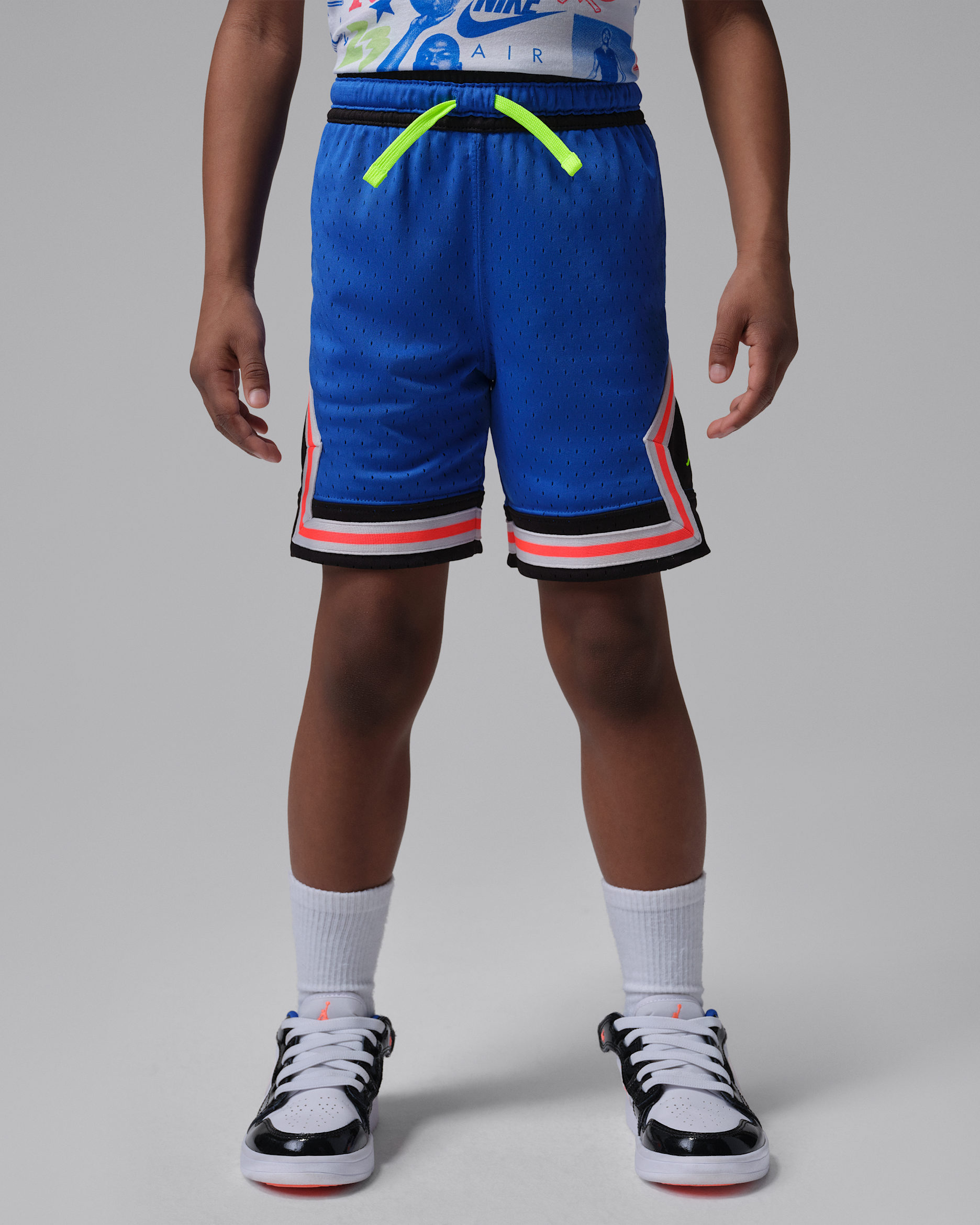 Jordan Little Kids' Dri-FIT Diamond Sport Shorts - Game Royal/Black