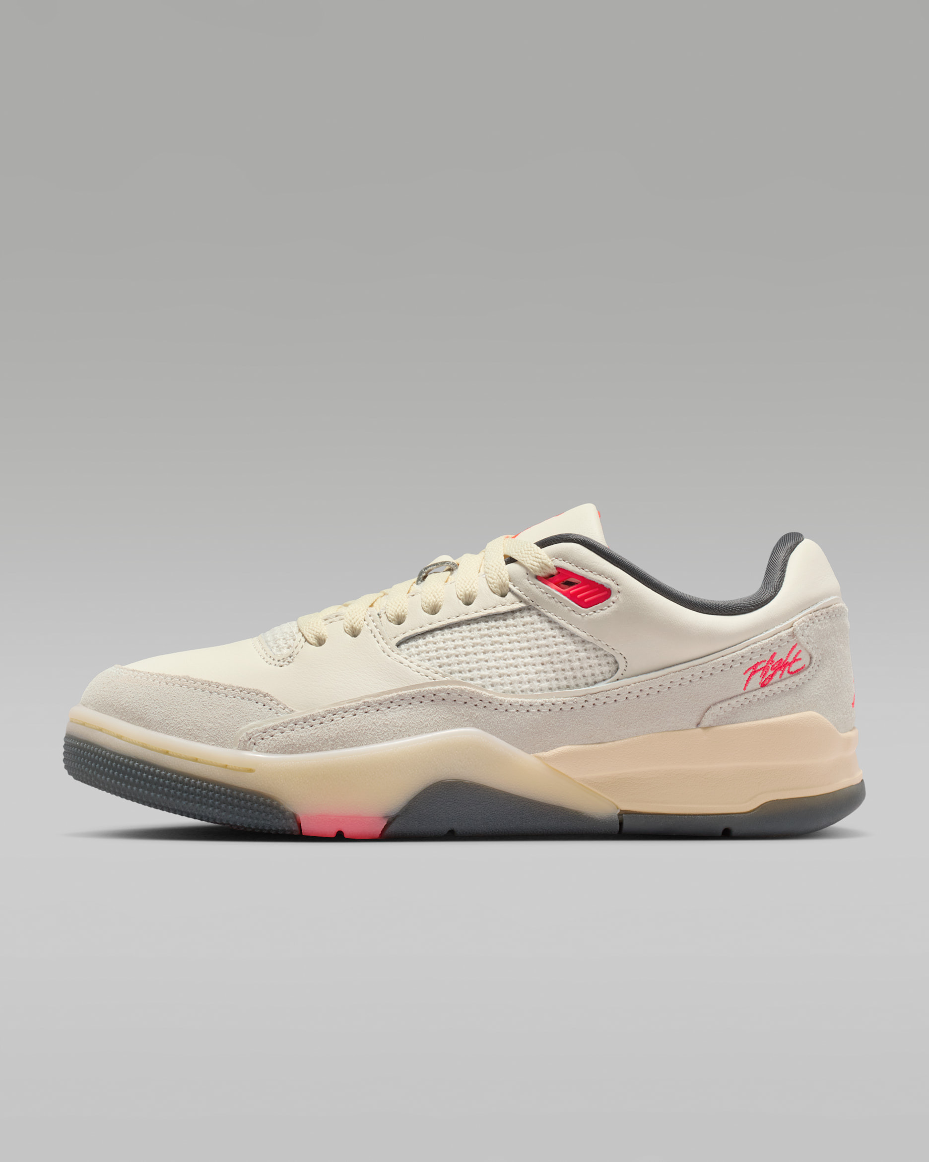 조던 플라이트 코트 여성 신발 - 페일 아이보리/모슬린/앤트러사이트/인프라레드 23