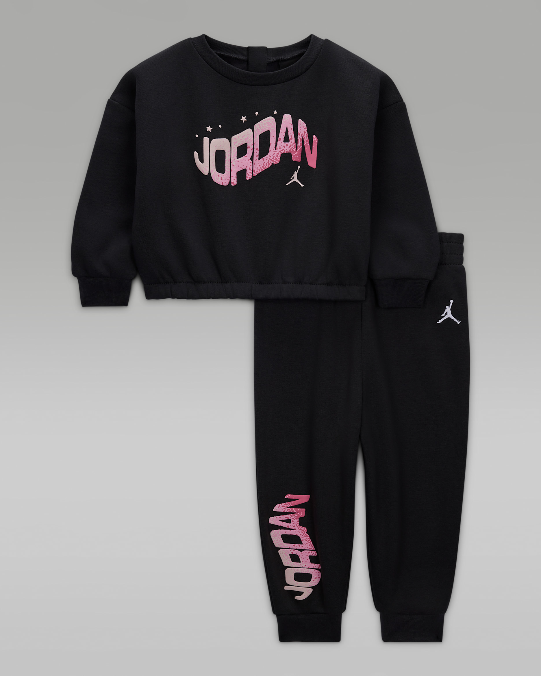 Jordan Jumpman Club Conjunt de dues peces Bubble de teixit Fleece - Nadó (3-6 M) - Off Noir