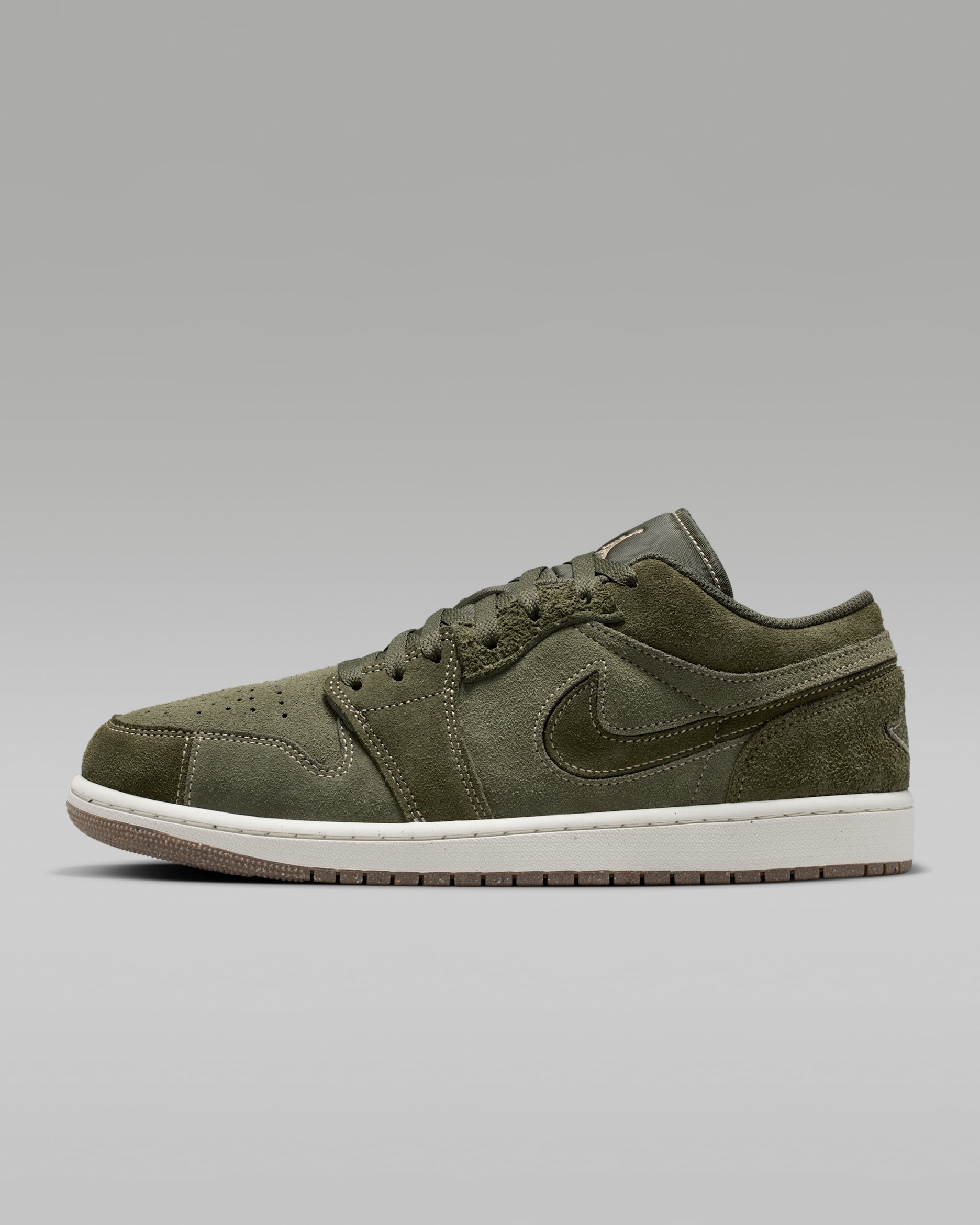 Air Jordan 1 Low SE Craft Men's Shoes - Cargo Khaki/Khaki/Coconut Milk/Cargo Khaki