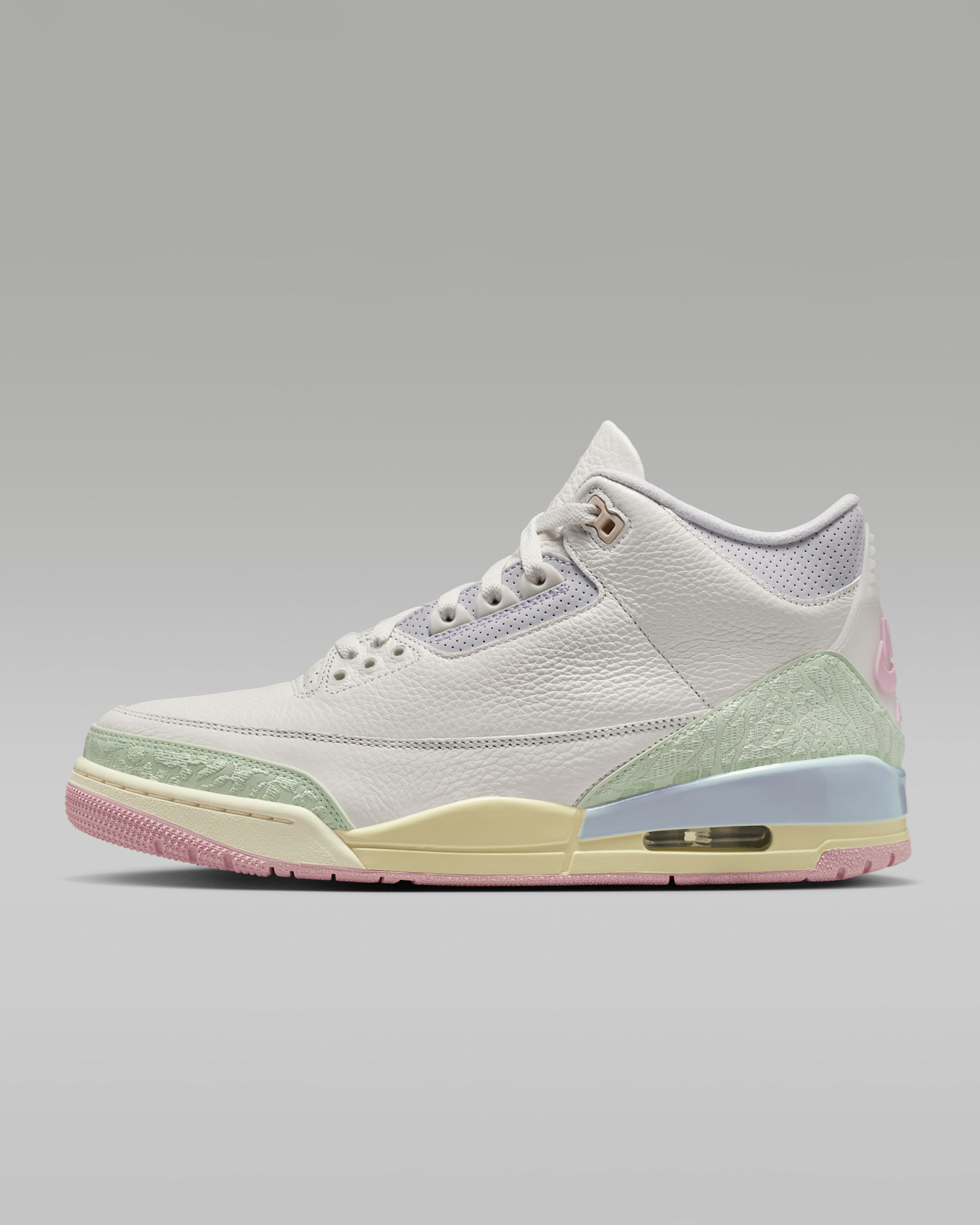 Air Jordan 3 Retro Men's Shoes - Sail/Aura/Iced Carmine/Jade Aura