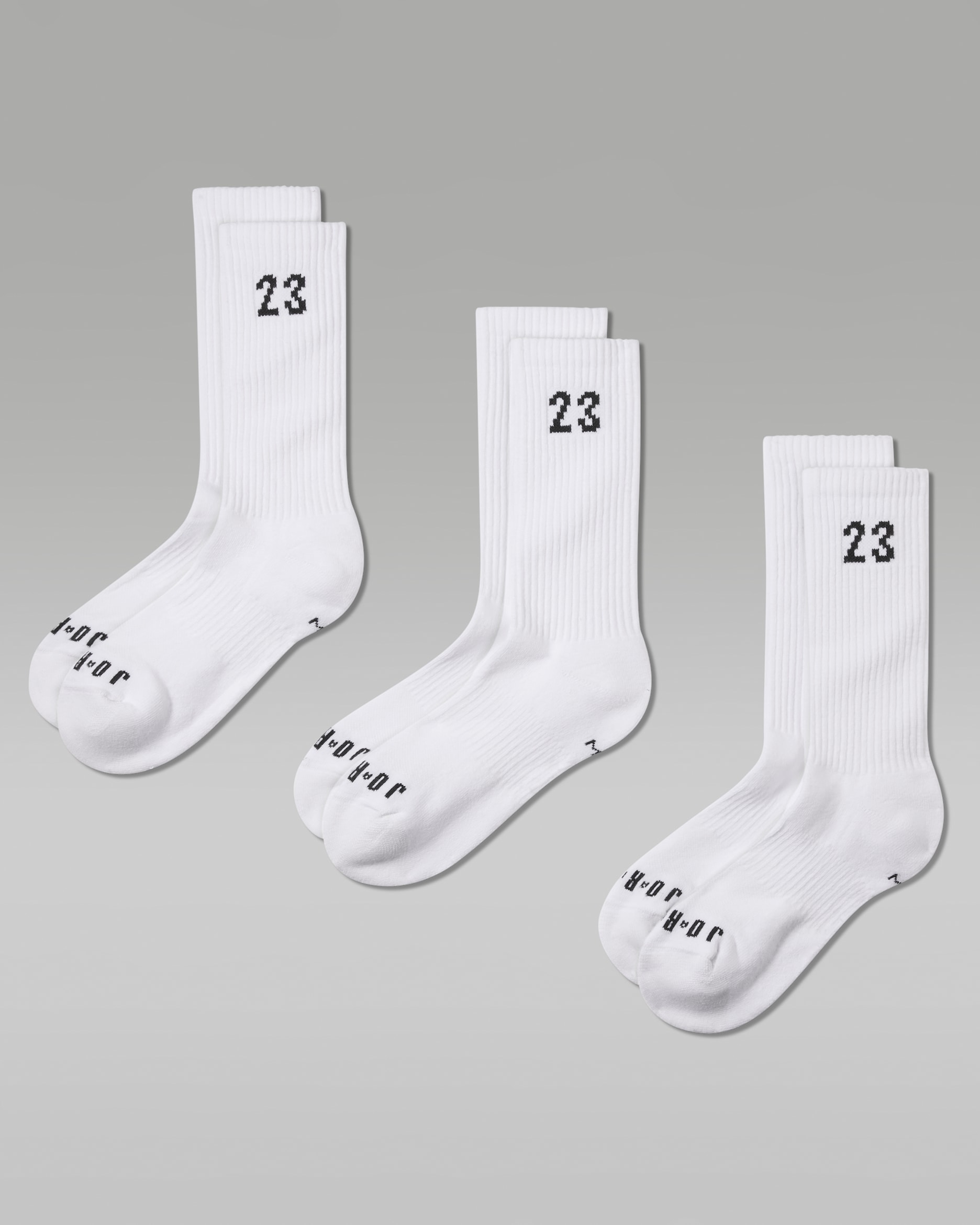 Jordan Essentials Crew Socks (3 Pairs) - Multi-Colour/Black