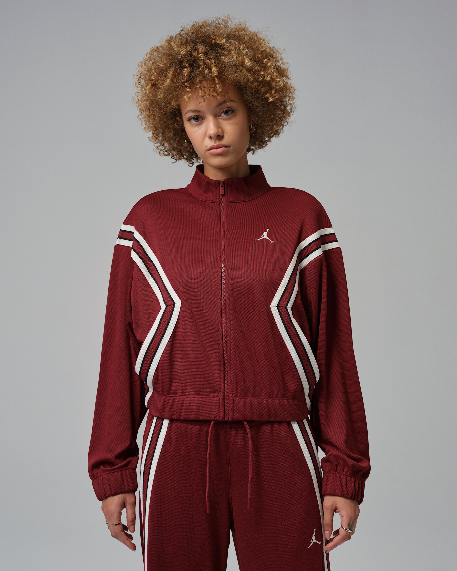 Jordan Brooklyn Women's Full-Zip Track Jacket - Team Red/Sail