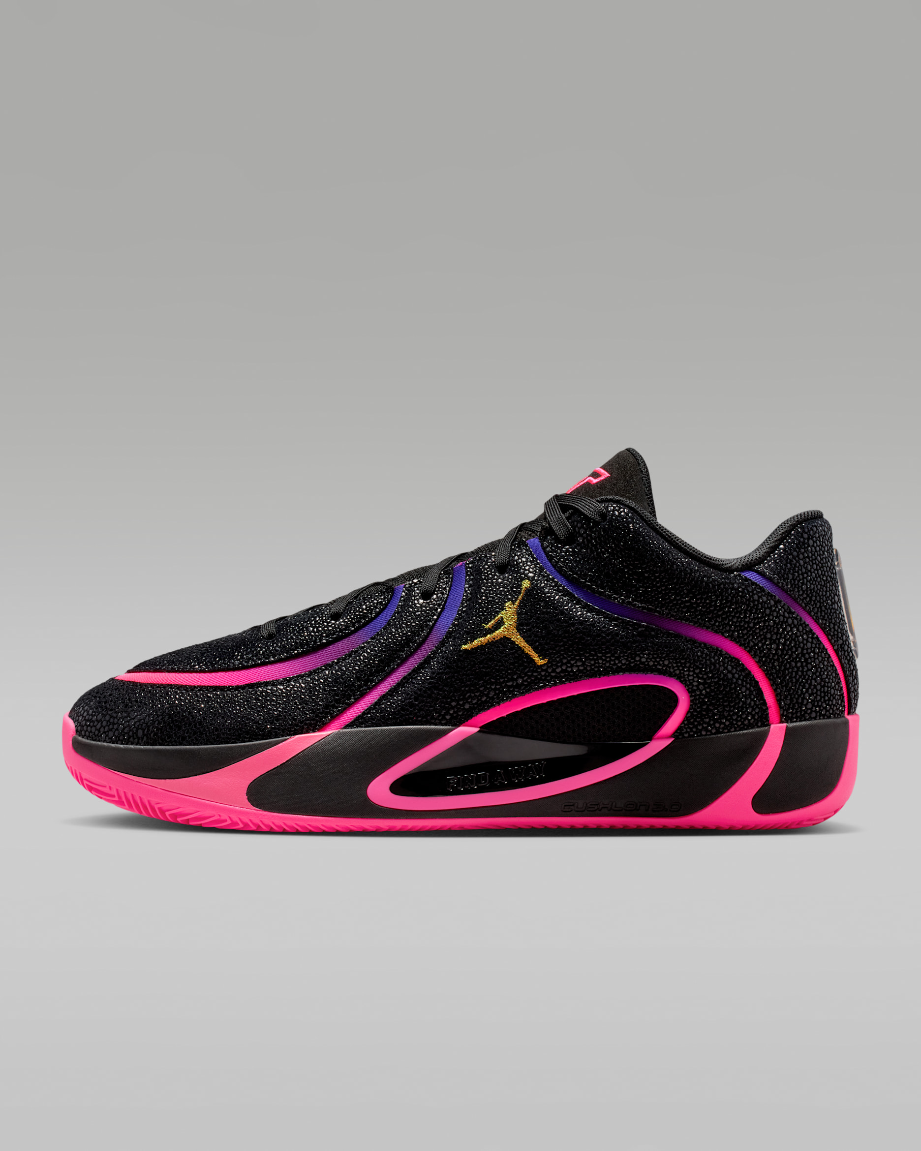 Tatum 4 'Smooth Soul Volume 2' PF Basketball Shoes - Black/Fierce Purple/Racer Blue/Hyper Pink