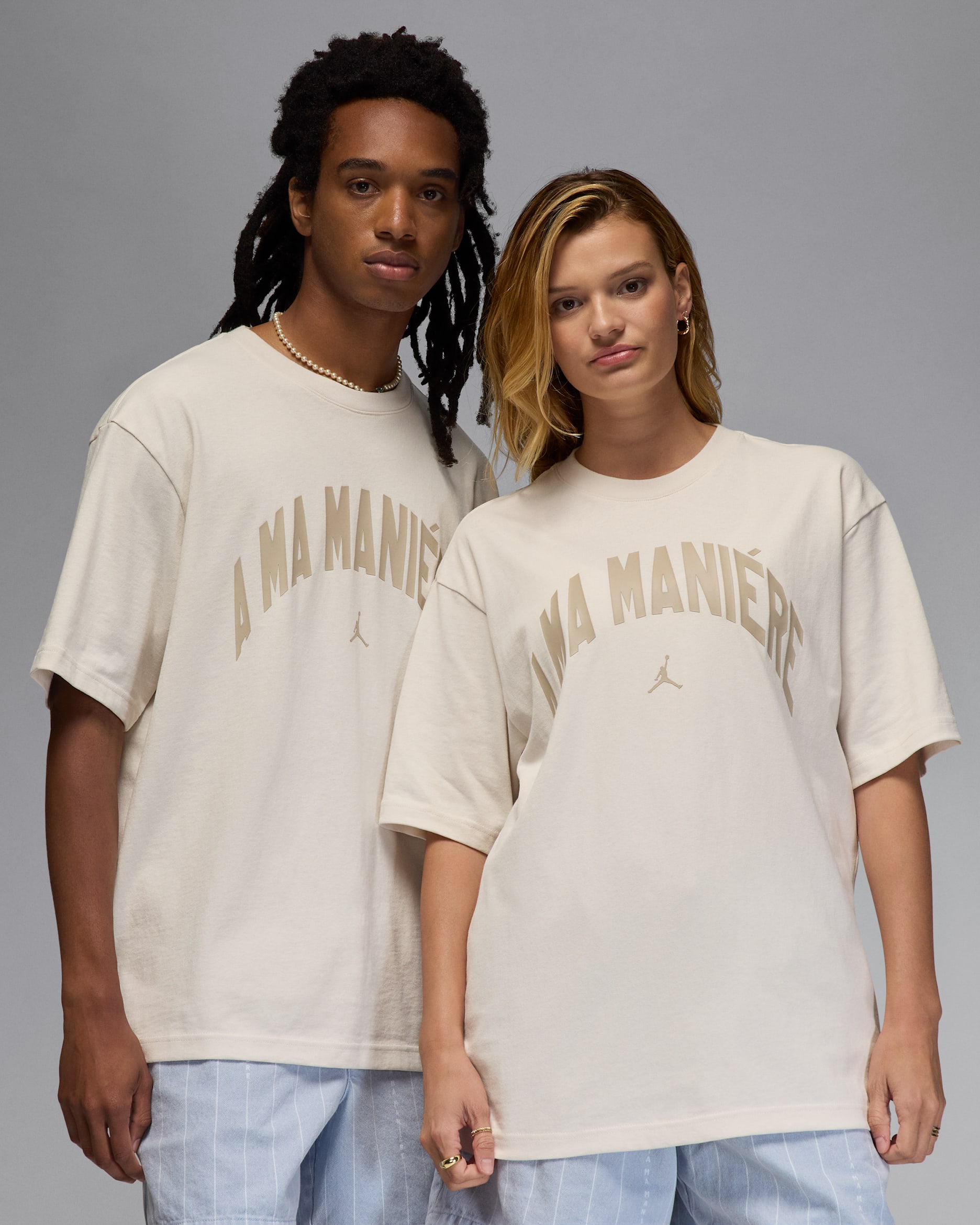 Jordan x A Ma Maniére Men's T-Shirt - Phantom