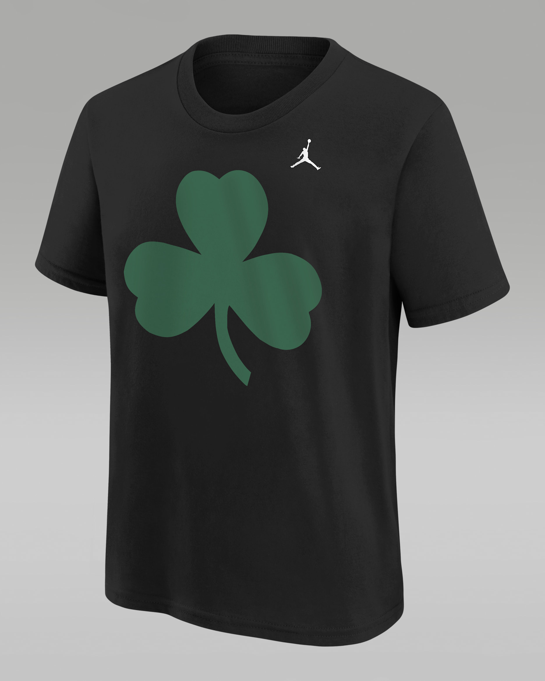 Playera Jordan Statement para niños talla grande Boston Celtics Essential - Negro