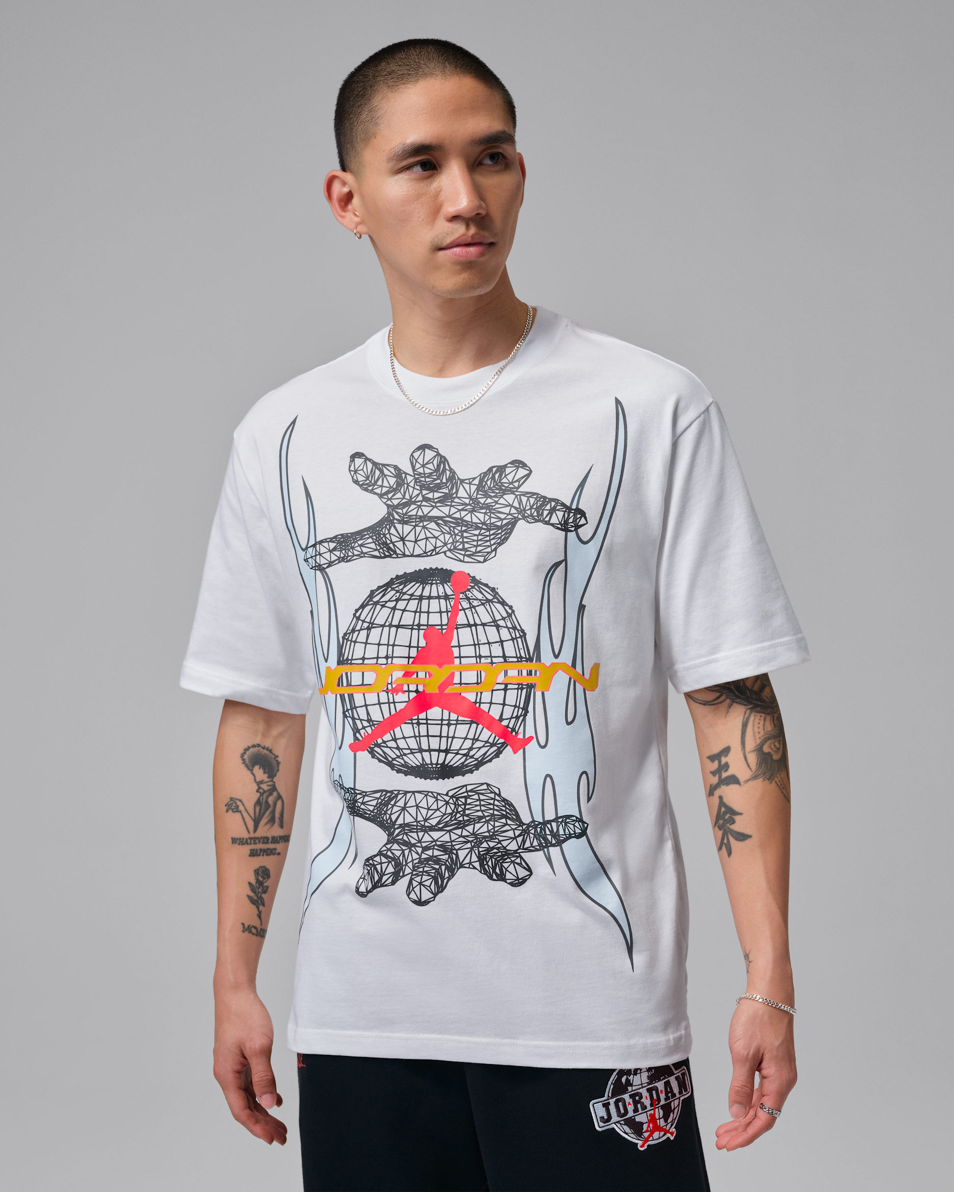 Jordan Men's Graphic Shirt - White/Infrared 23