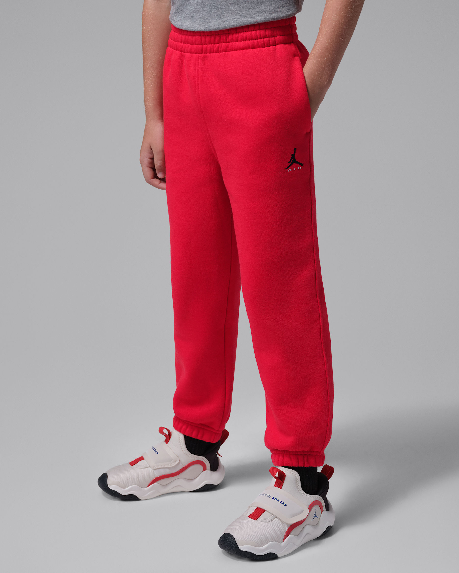 Jordan Brooklyn Fleece Little Kids' Joggers - University Red