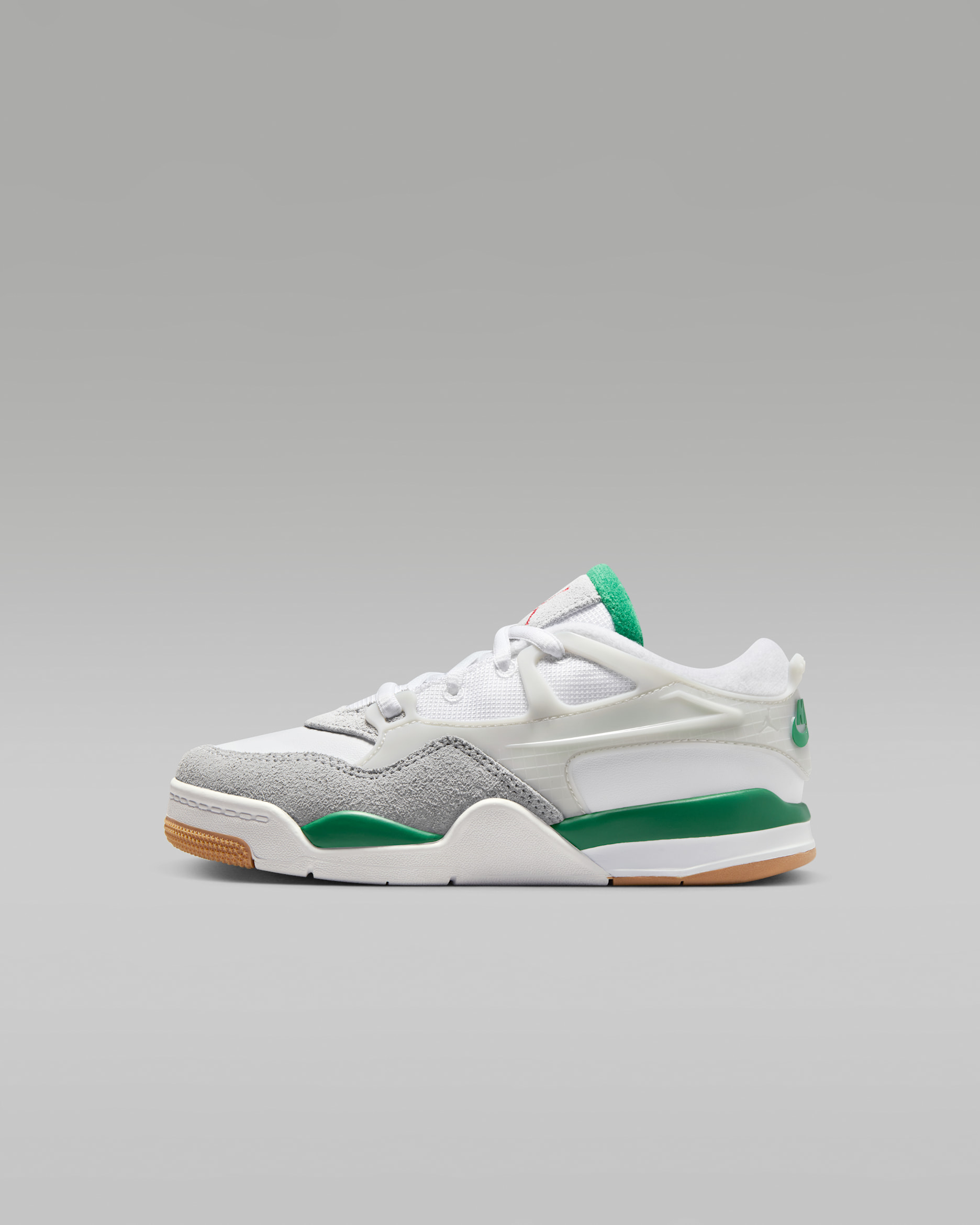 Jordan 4 RM Sabatilles - Nen/a petit/a - Blanc/Neutral Grey/Wolf Grey/Pine Green