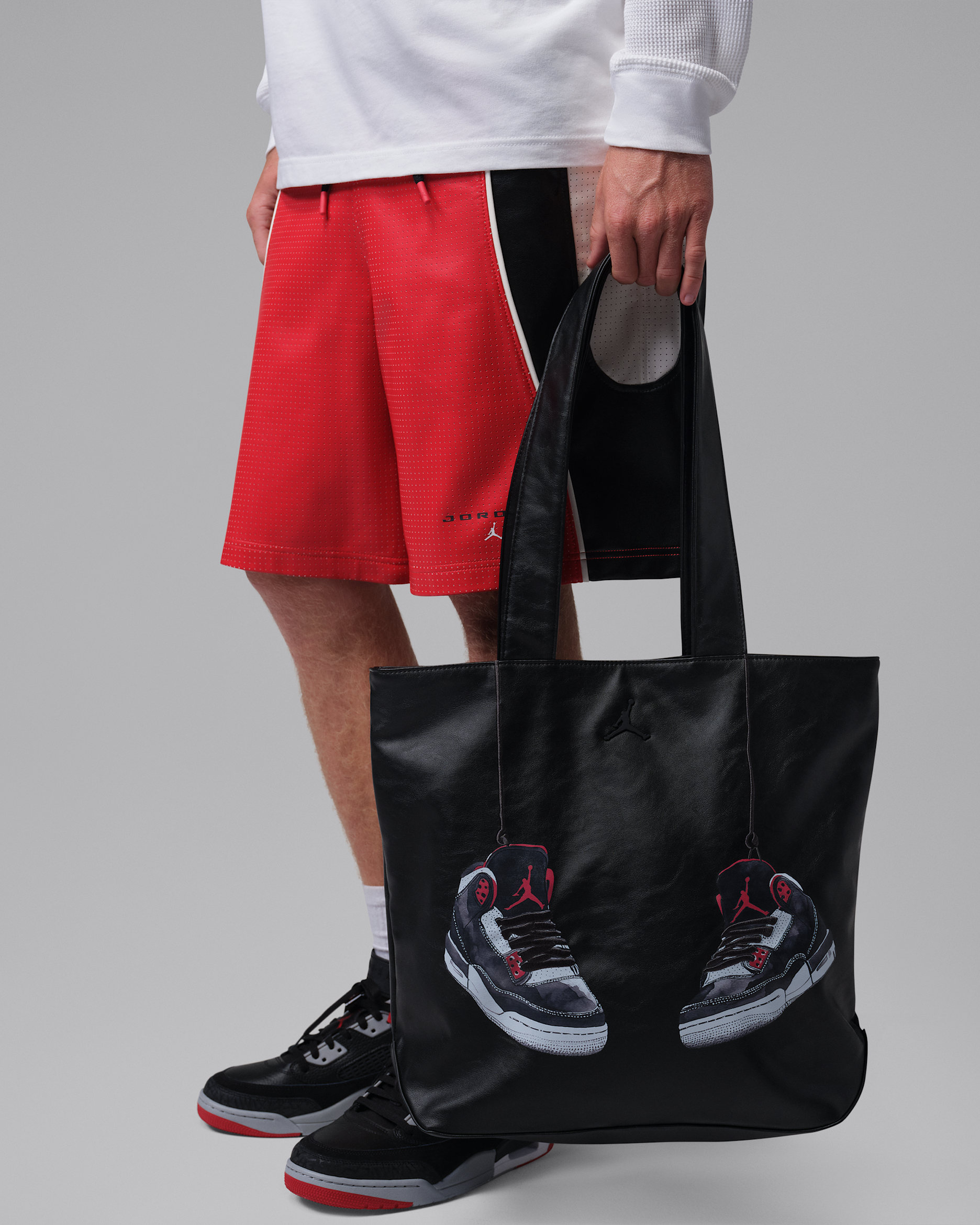 Jordan Borough Tote Bag (20L) - Black