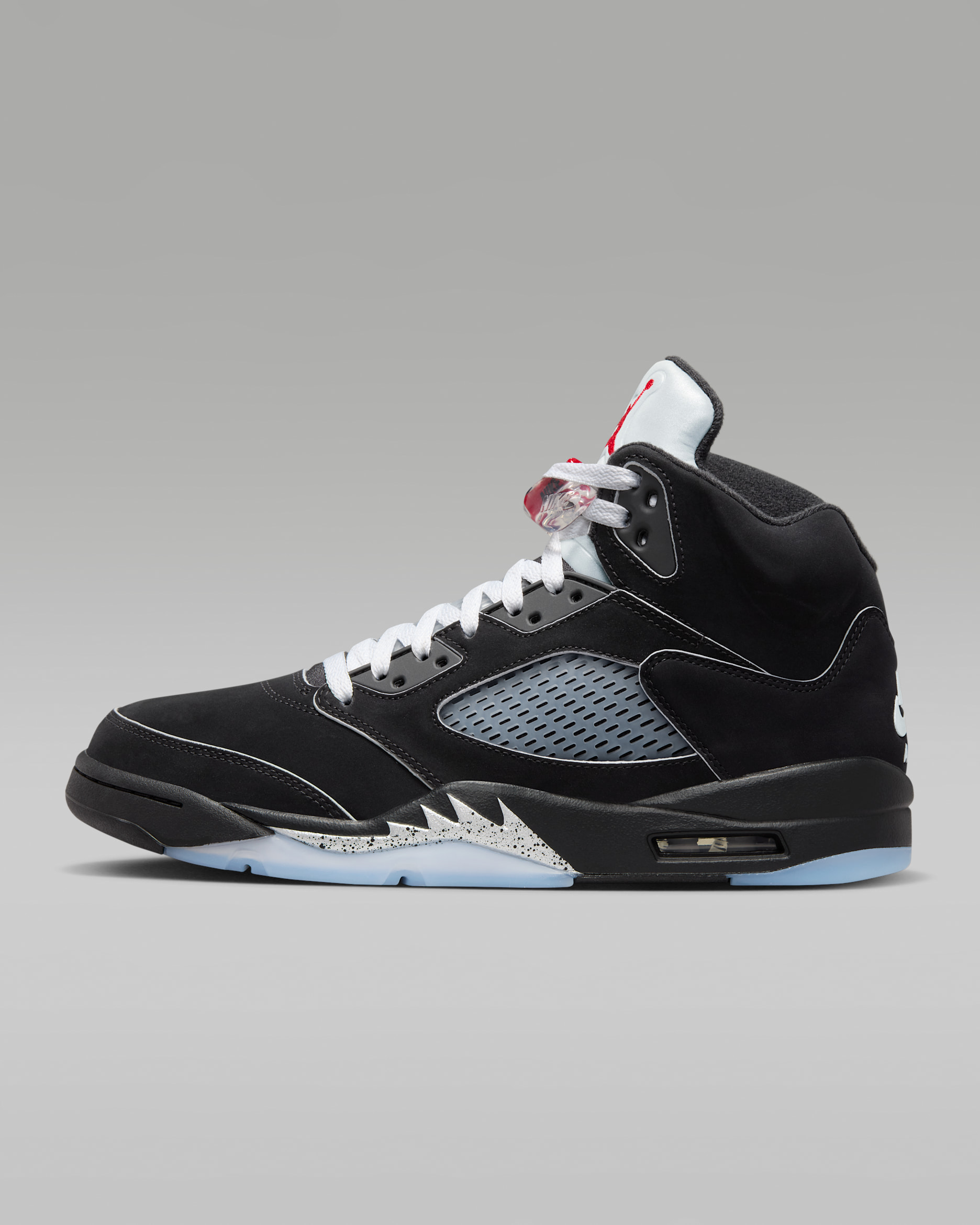 Air Jordan 5 Retro 'Reimagined' Men's Shoes - Black/Metallic Silver/Fire Red/White