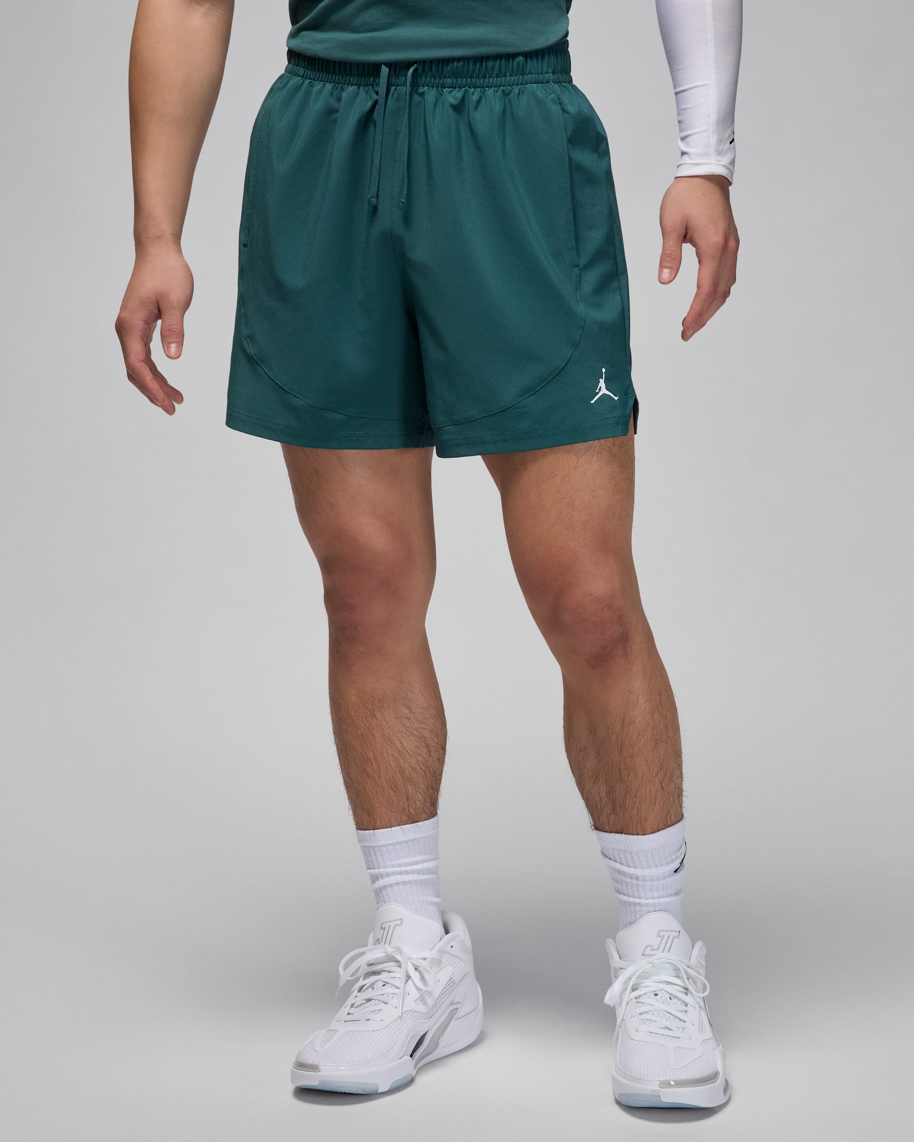 Jordan Dri-FIT Sport Men's Woven Shorts - Oxidised Green/White