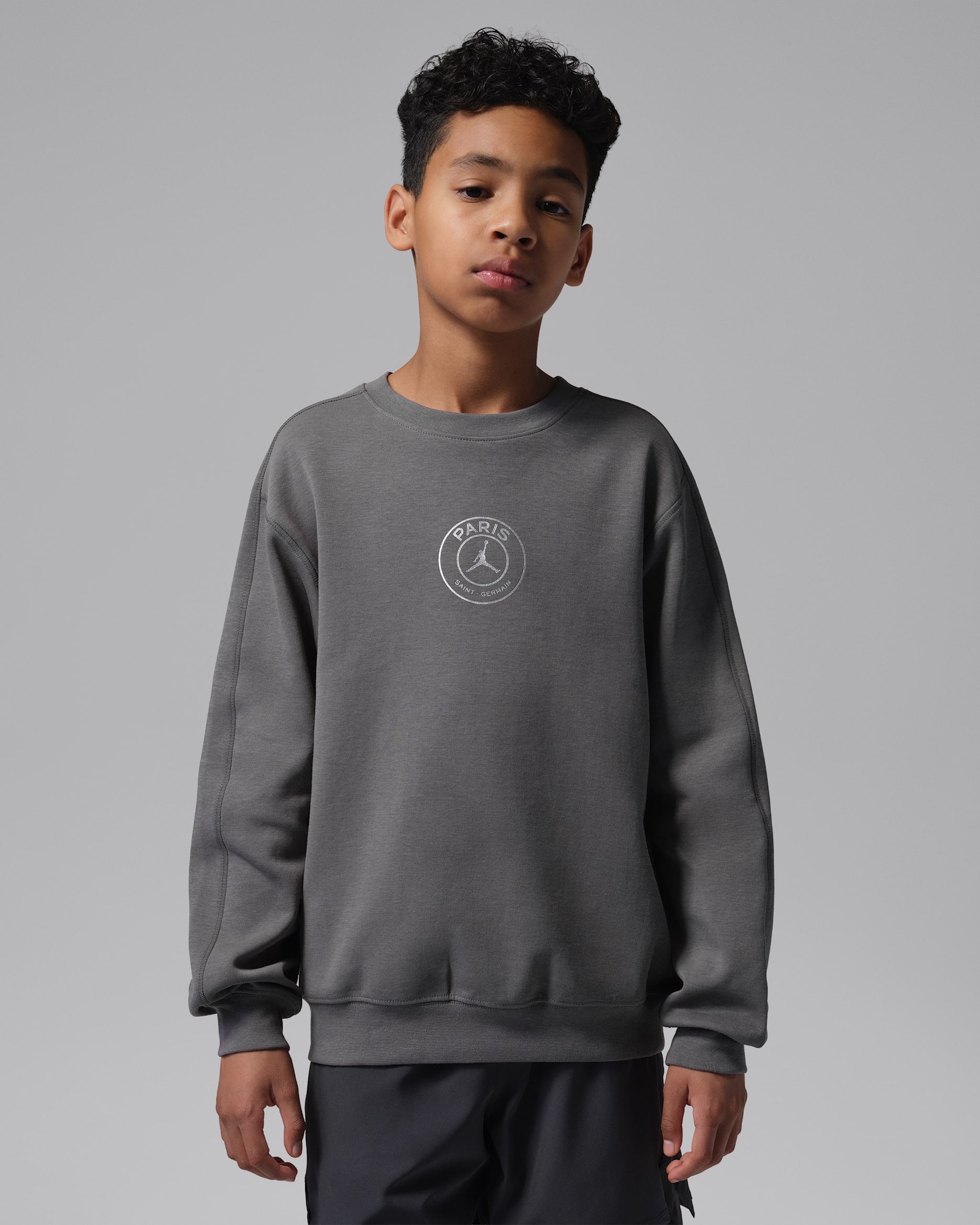 조던 파리 생제르맹 주니어 후프 크루 - 라이트 그래파이트