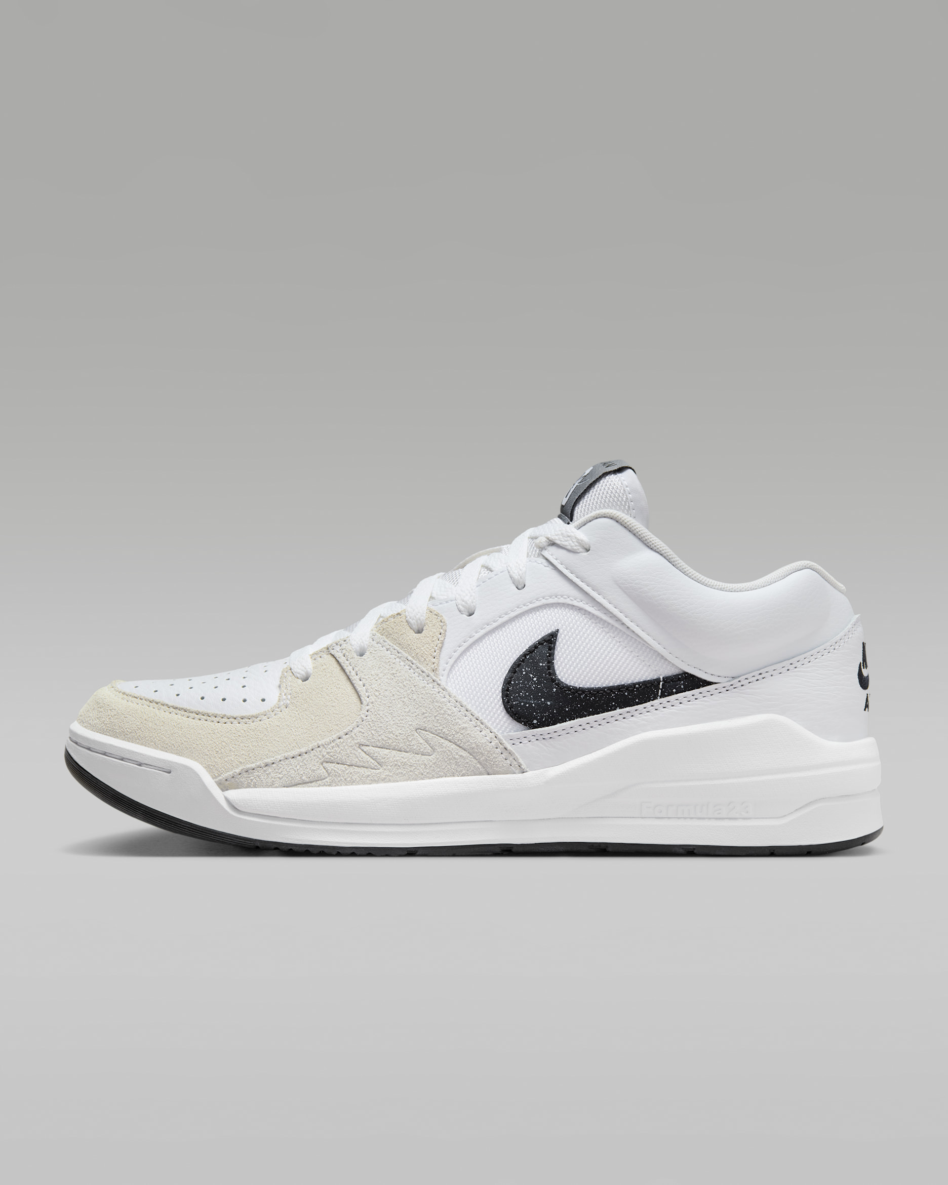 조던 스타디움 90 남성 신발 - 화이트/쿨 그레이/블랙