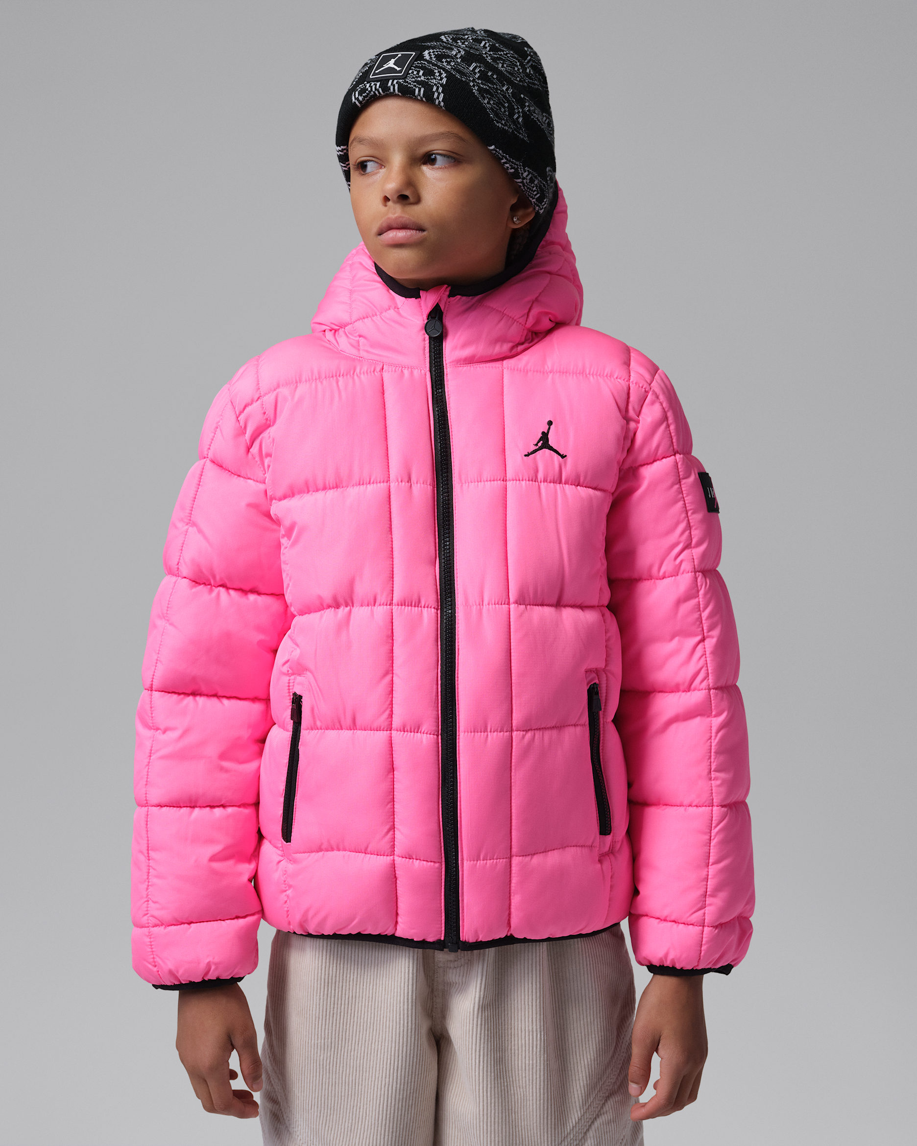 Jordan Older Kids' Essential Midweight Puffer - Pink Glow