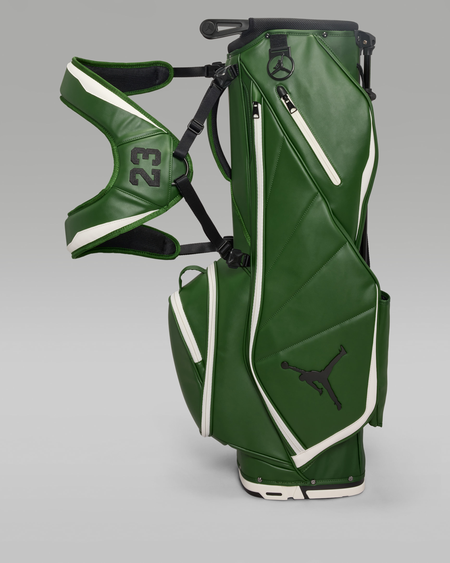 Jordan Fade Away Luxe 6-Way Golf Bag - Forest Green/Sail/Black